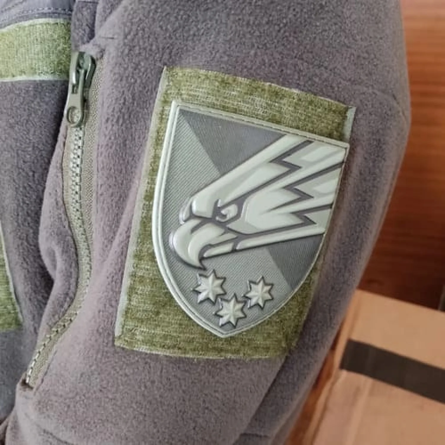 Нашивка ЗСУ 25 окрема повітряно-десантна бригада олива