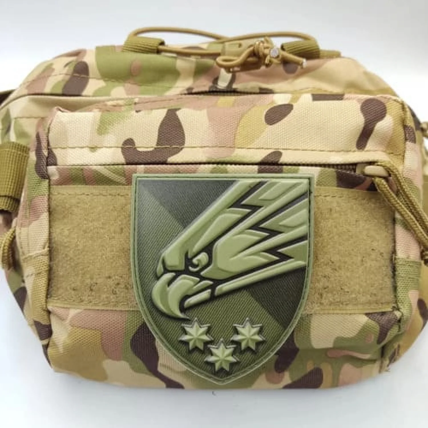 Нашивка ЗСУ 25 окрема повітряно-десантна бригада олива