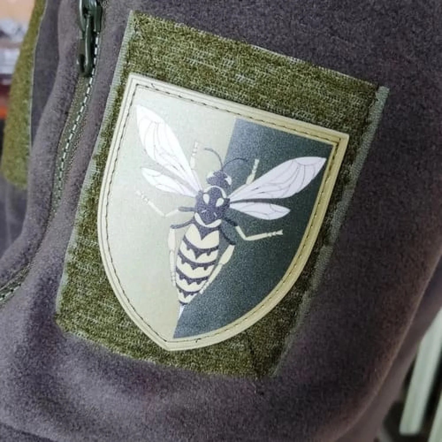 Нашивка ВСУ 38 зенитный ракетный полк ОК Юг полевой