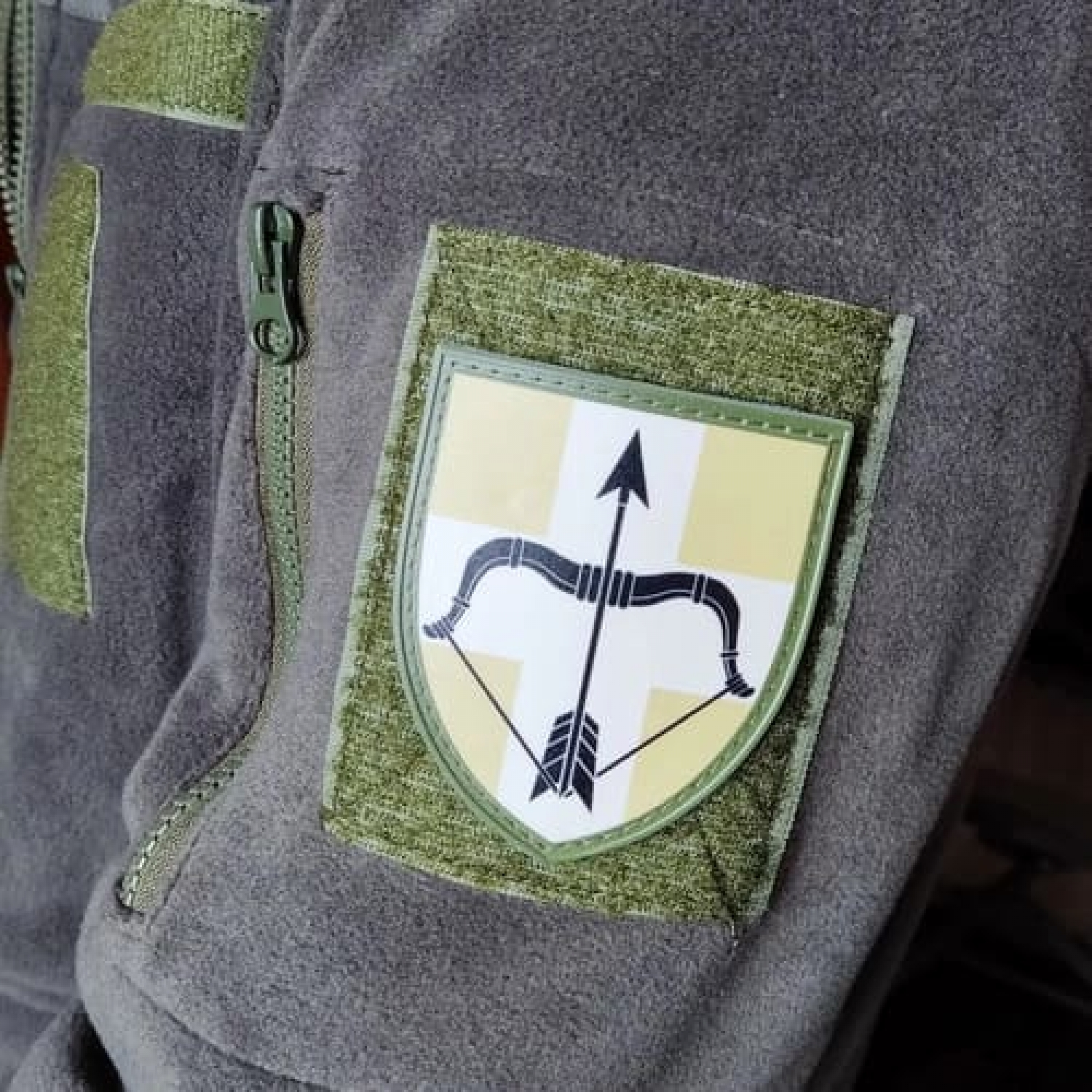 Нашивка ЗСУ 39 зенітний ракетний полк ОК Захід польовий