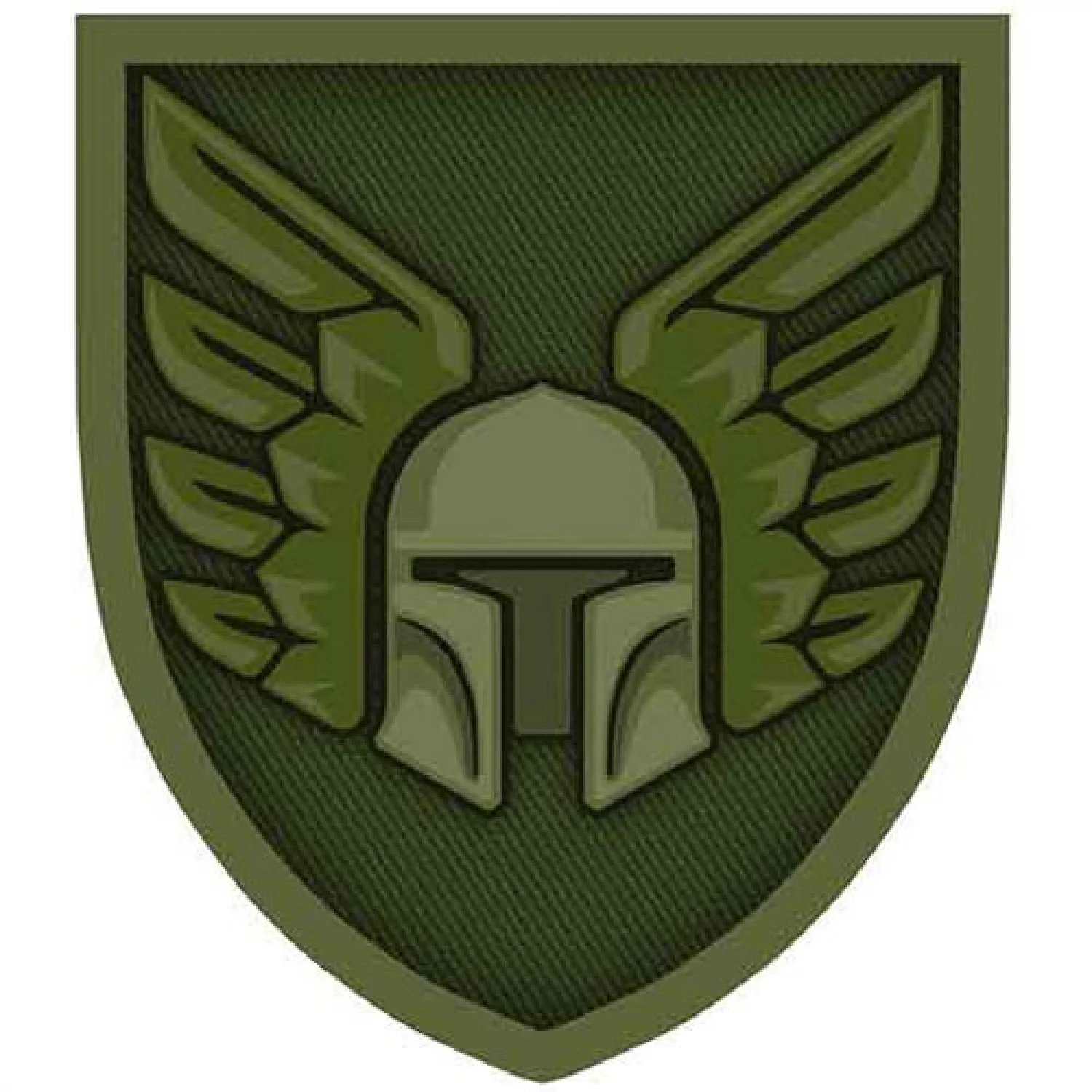 Нашивка ЗСУ 46 окрема аеромобільна бригада олива