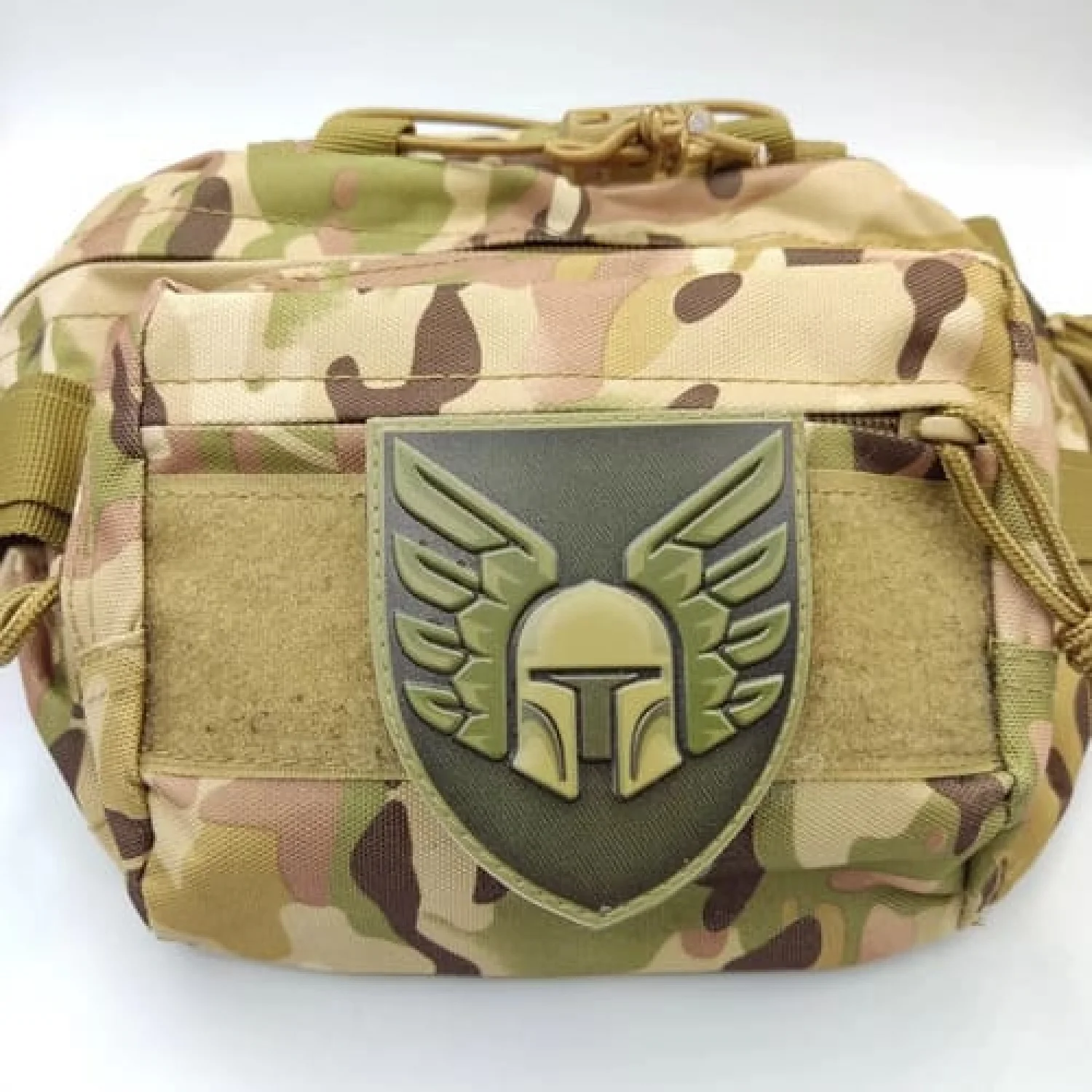 Нашивка ЗСУ 46 окрема аеромобільна бригада олива