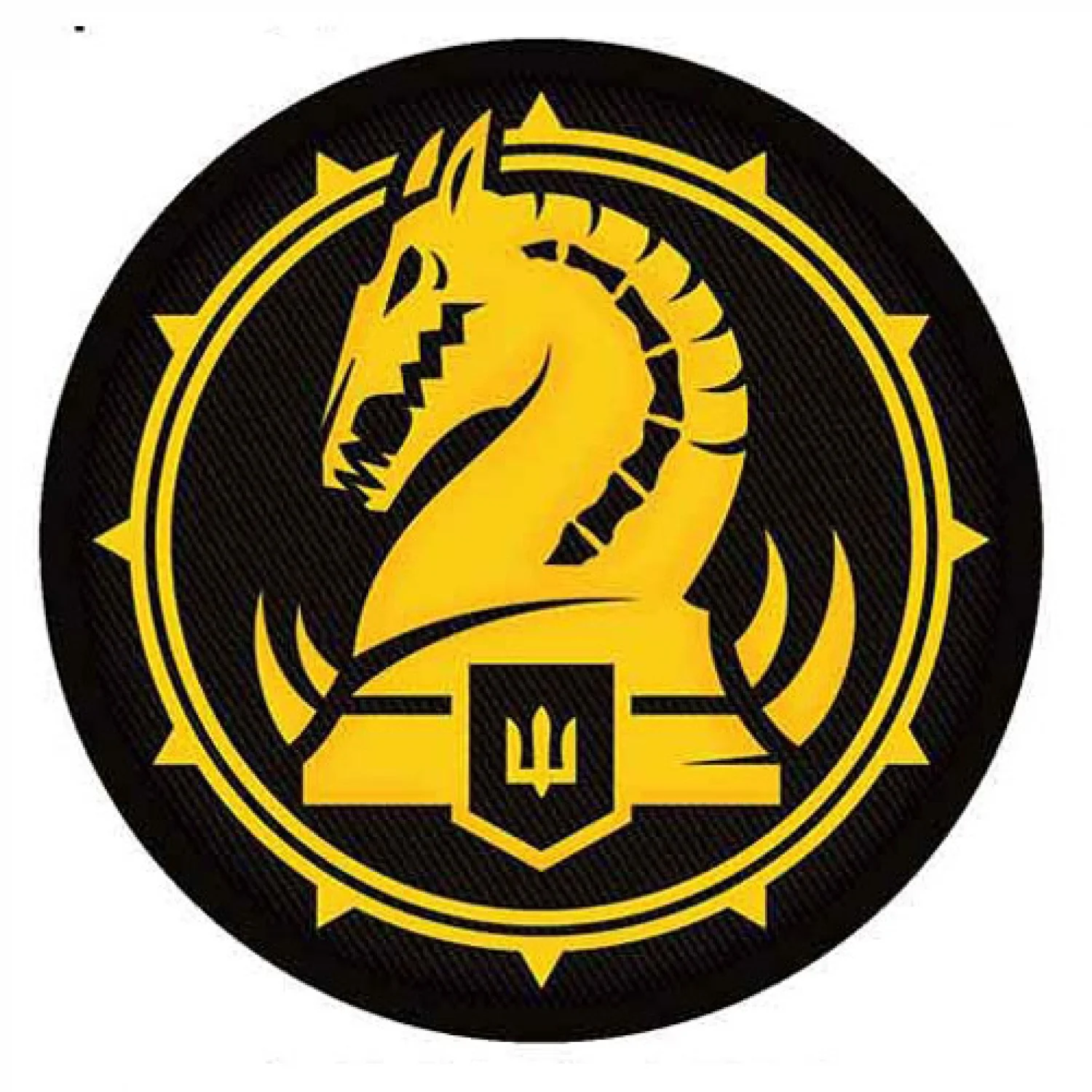 Нашивка ВСУ 47 отдельная механизированная бригада черная