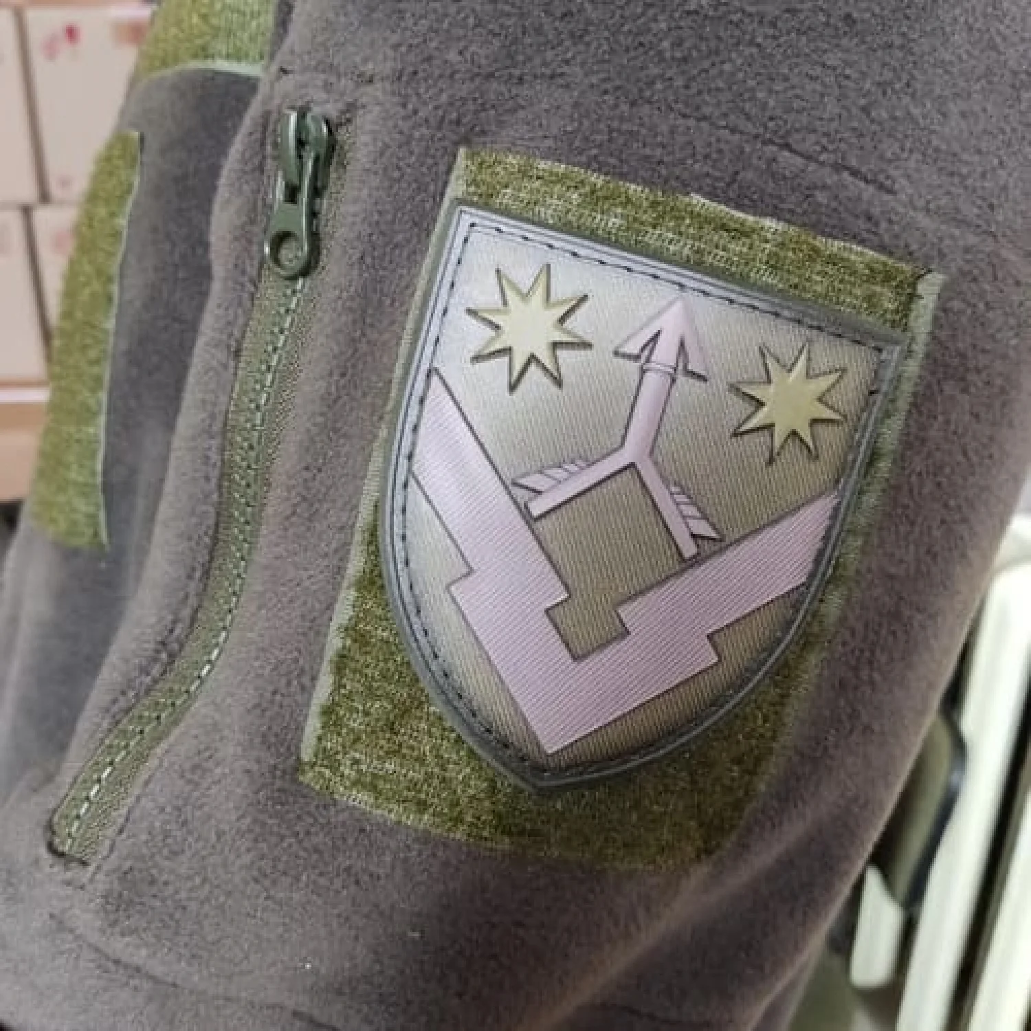 Нашивка ЗСУ 48 арсенал олива об'ємна