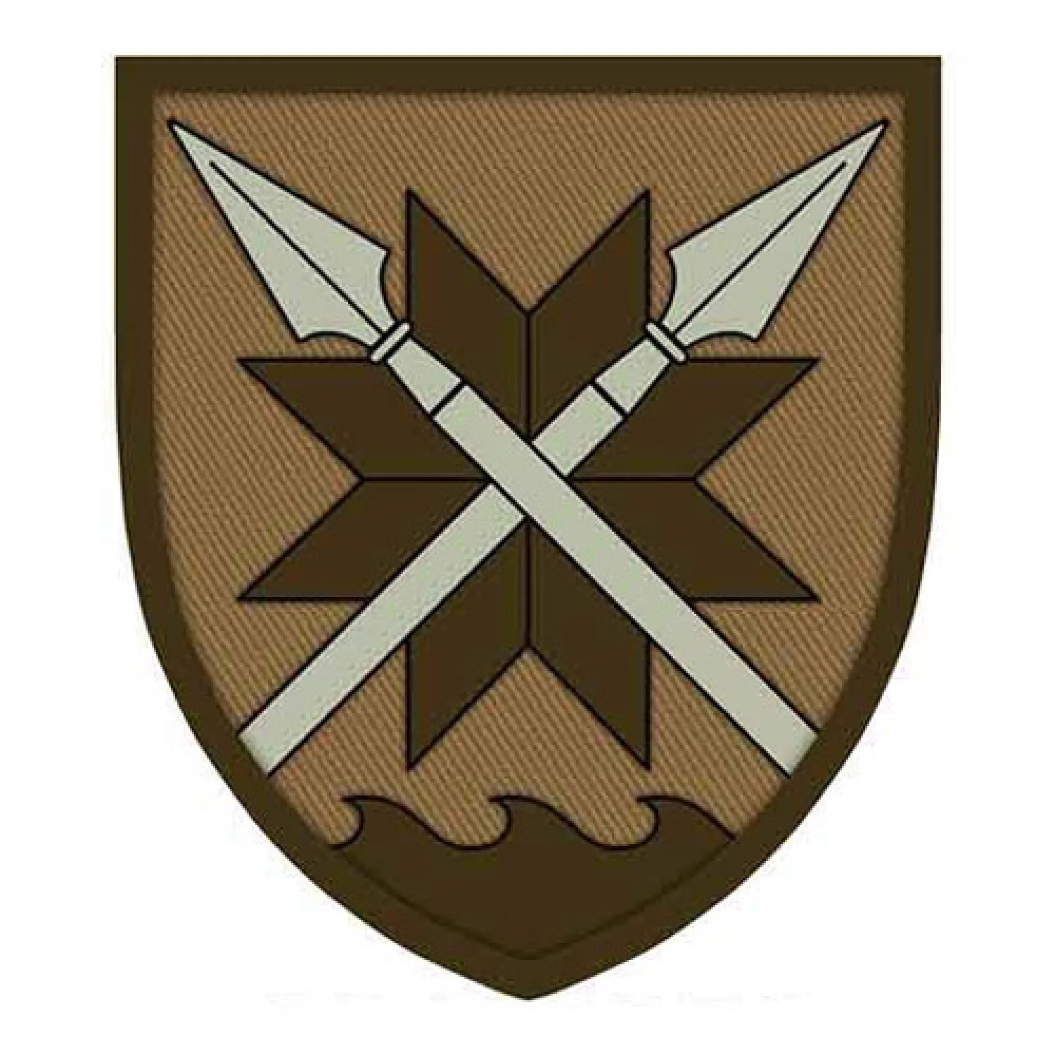 Нашивка ВСУ 56 отдельная мотопехотная бригада ОК Юг койот объемный