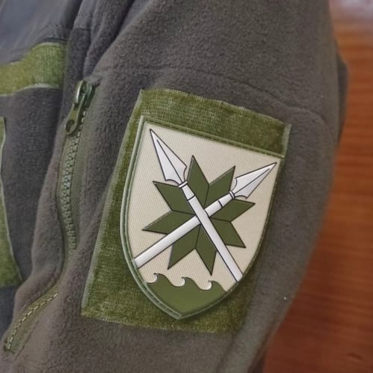 Нашивка ВСУ 56 отдельная мотопехотная бригада ОК Юг полевой объемный