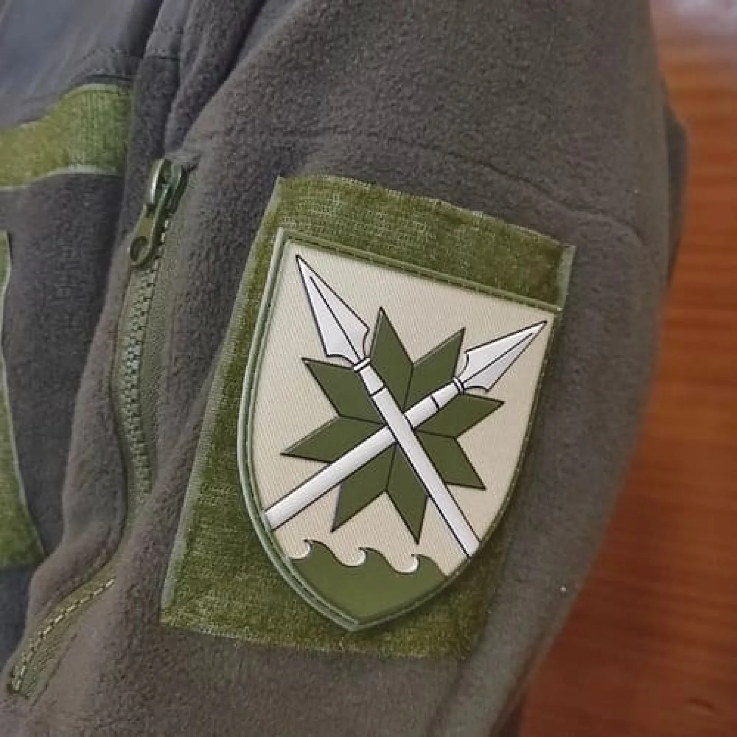 Нашивка ВСУ 56 отдельная мотопехотная бригада ОК Юг полевой объемный