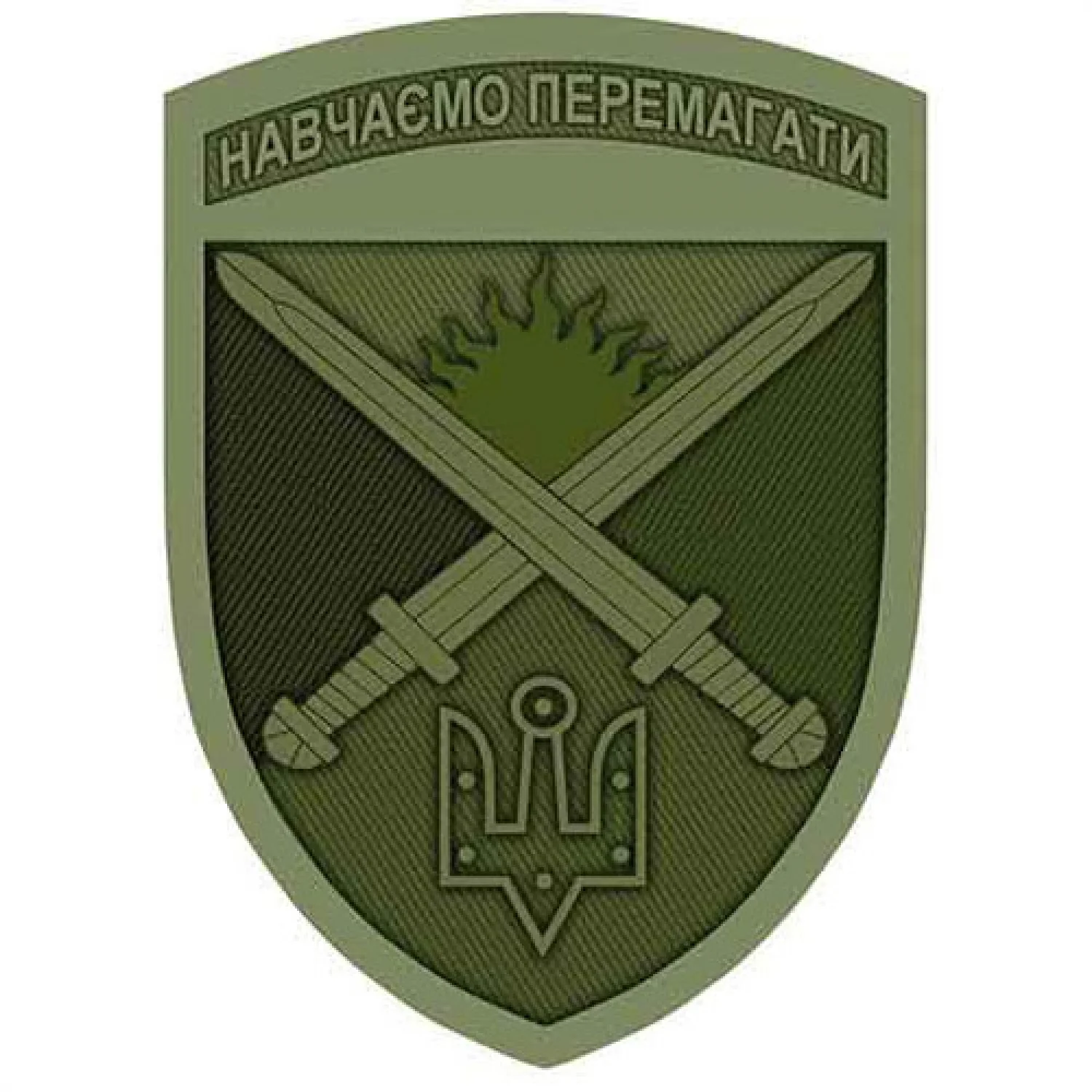 Нашивка ЗСУ Навчаємо перемагати Десна польовий