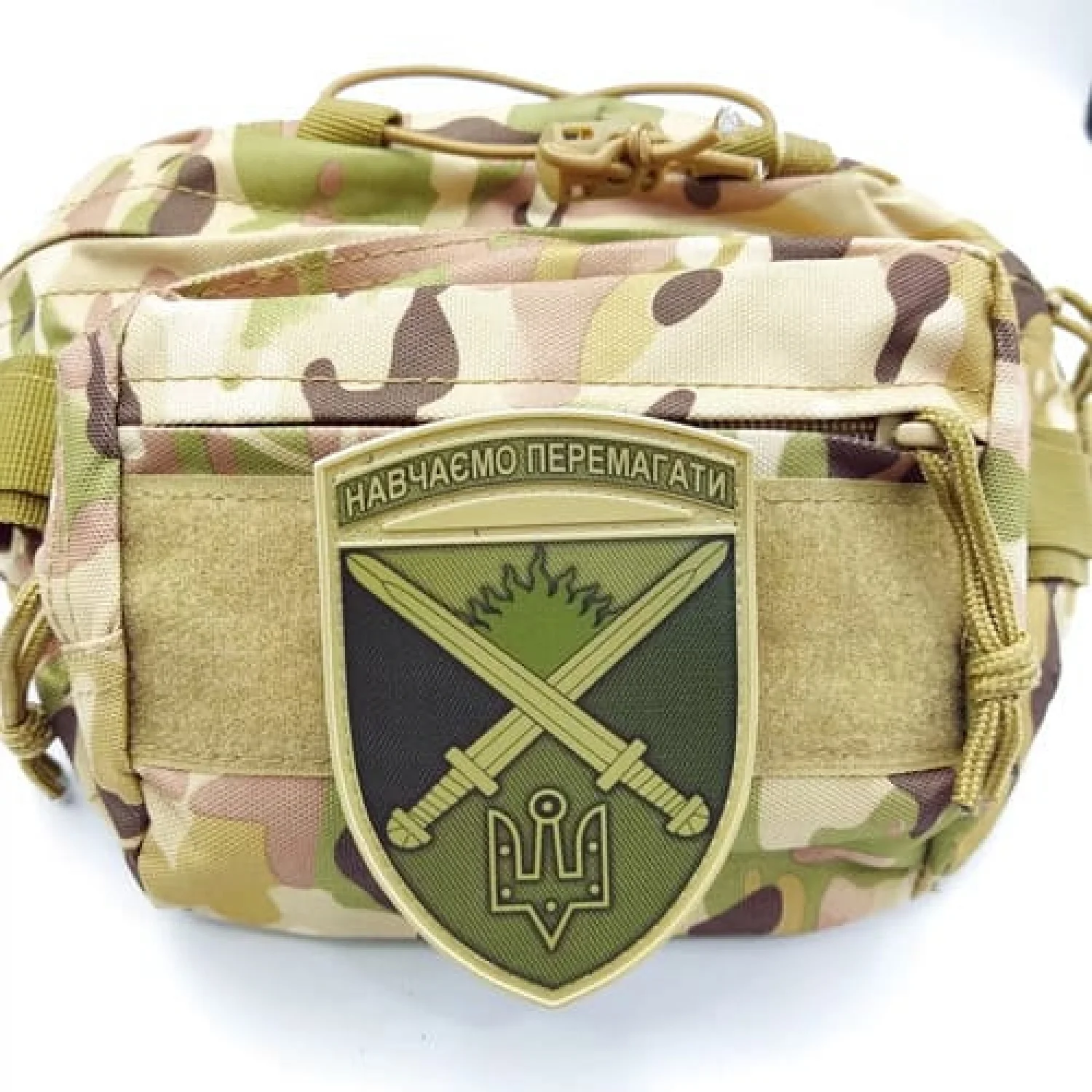 Нашивка ЗСУ Навчаємо перемагати Десна польовий