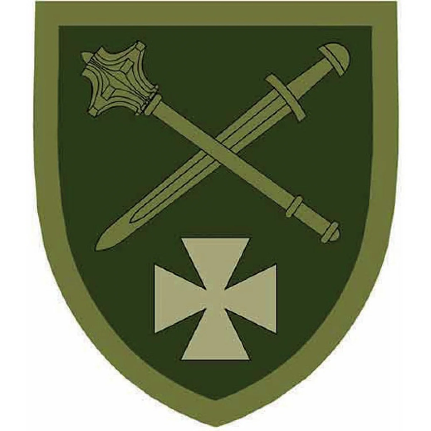 Нашивка ЗСУ ОК Захід олива