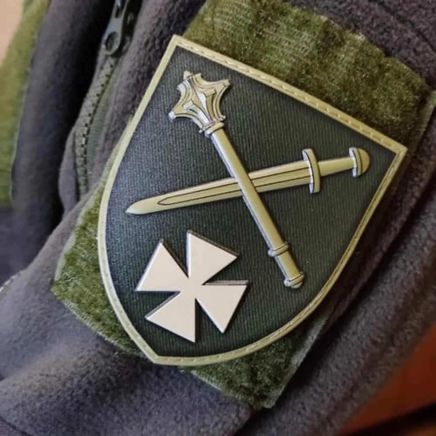 Нашивка ЗСУ ОК Захід олива