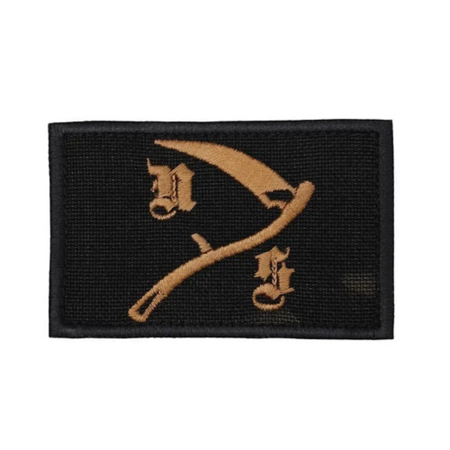 Вишитий патч "NS Multicam Black and Gold"