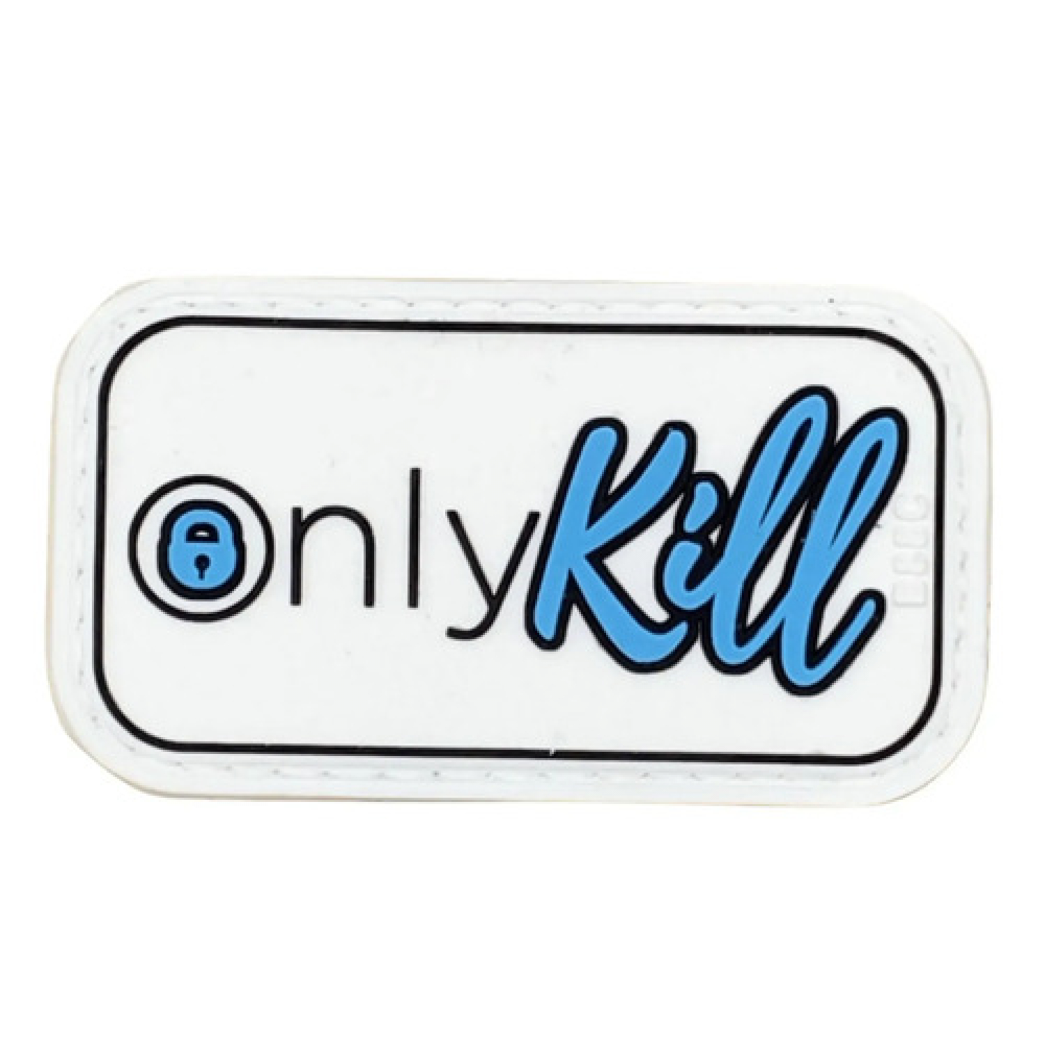 ПВХ патч "ONLYKILL" blue