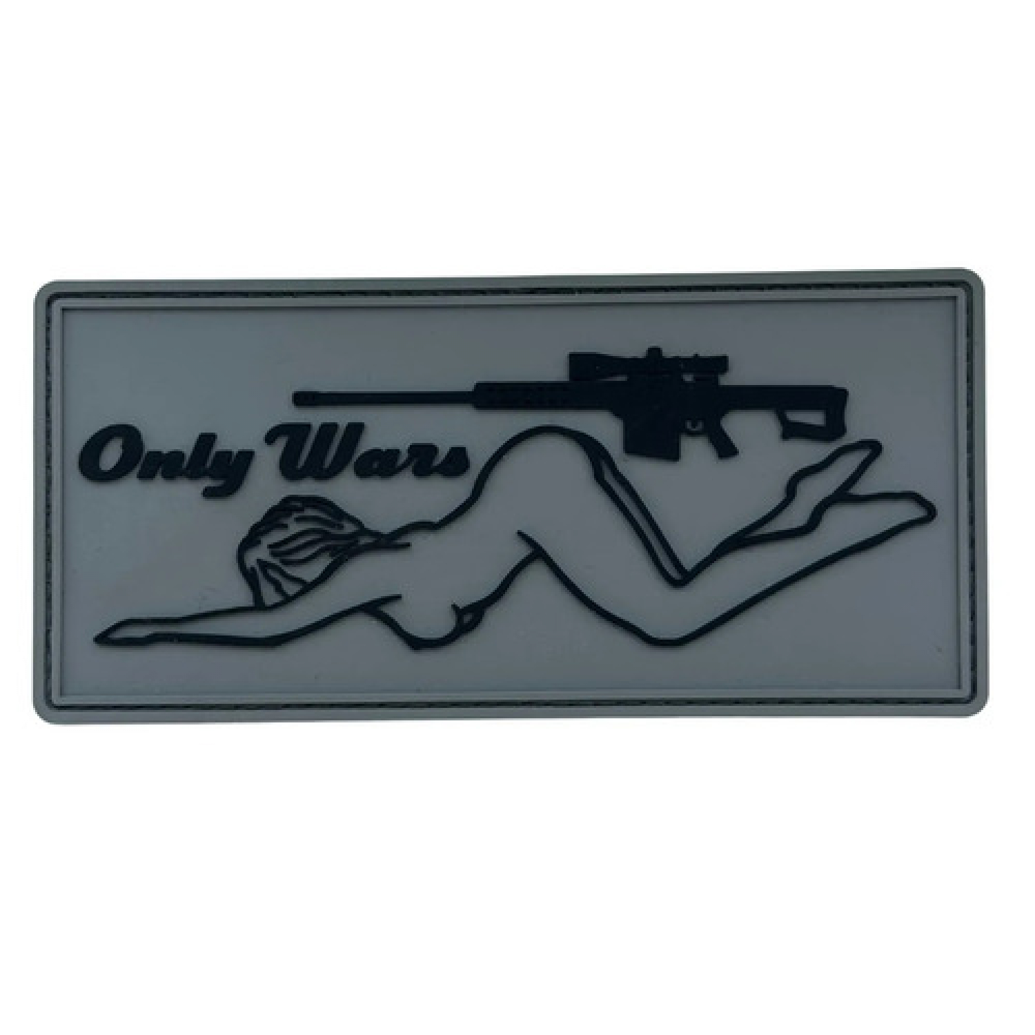 ПВХ Патч "OnlyWars Girl" Grey