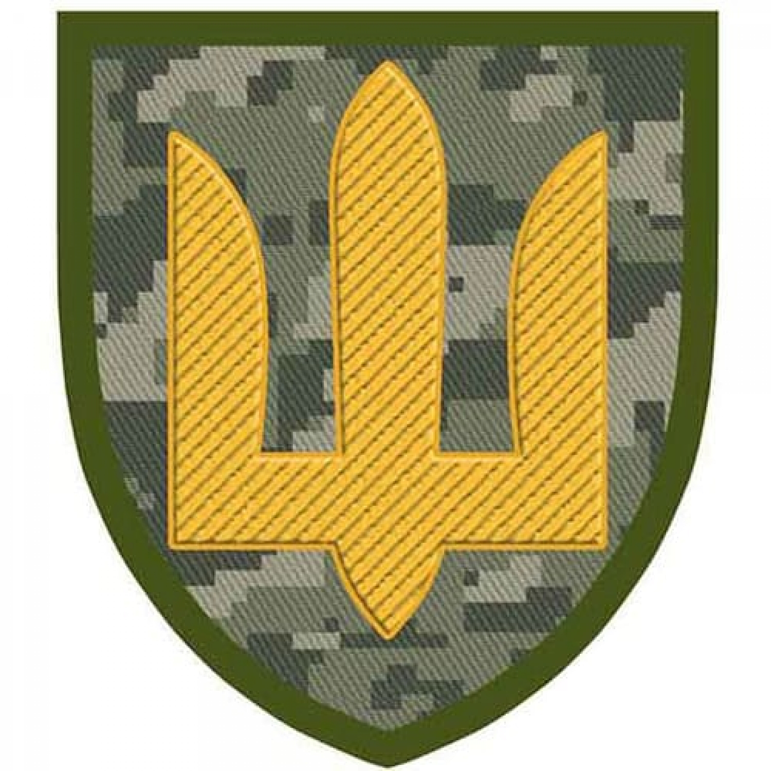Патч/шеврон Сухопутних Військ піксель