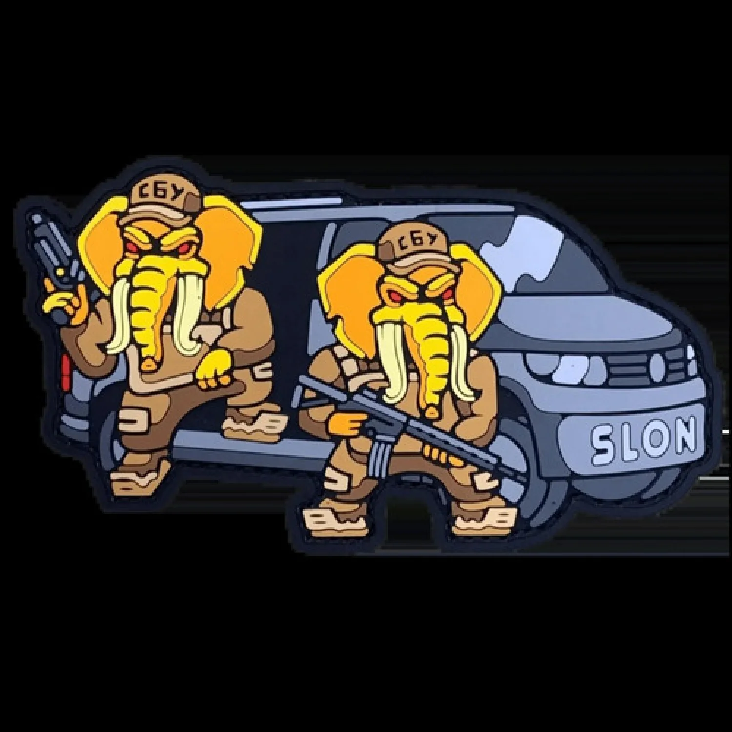 ПВХ патч Слон FM "СБУ"