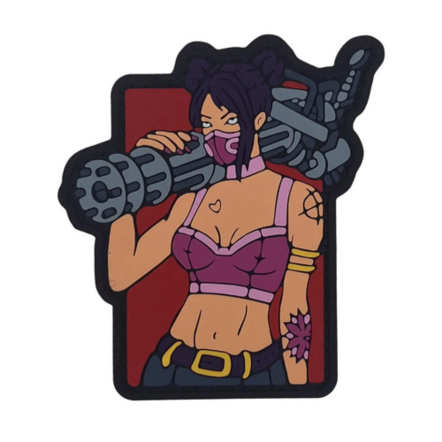 ПВХ Патч "Tactical Girl" Minigun