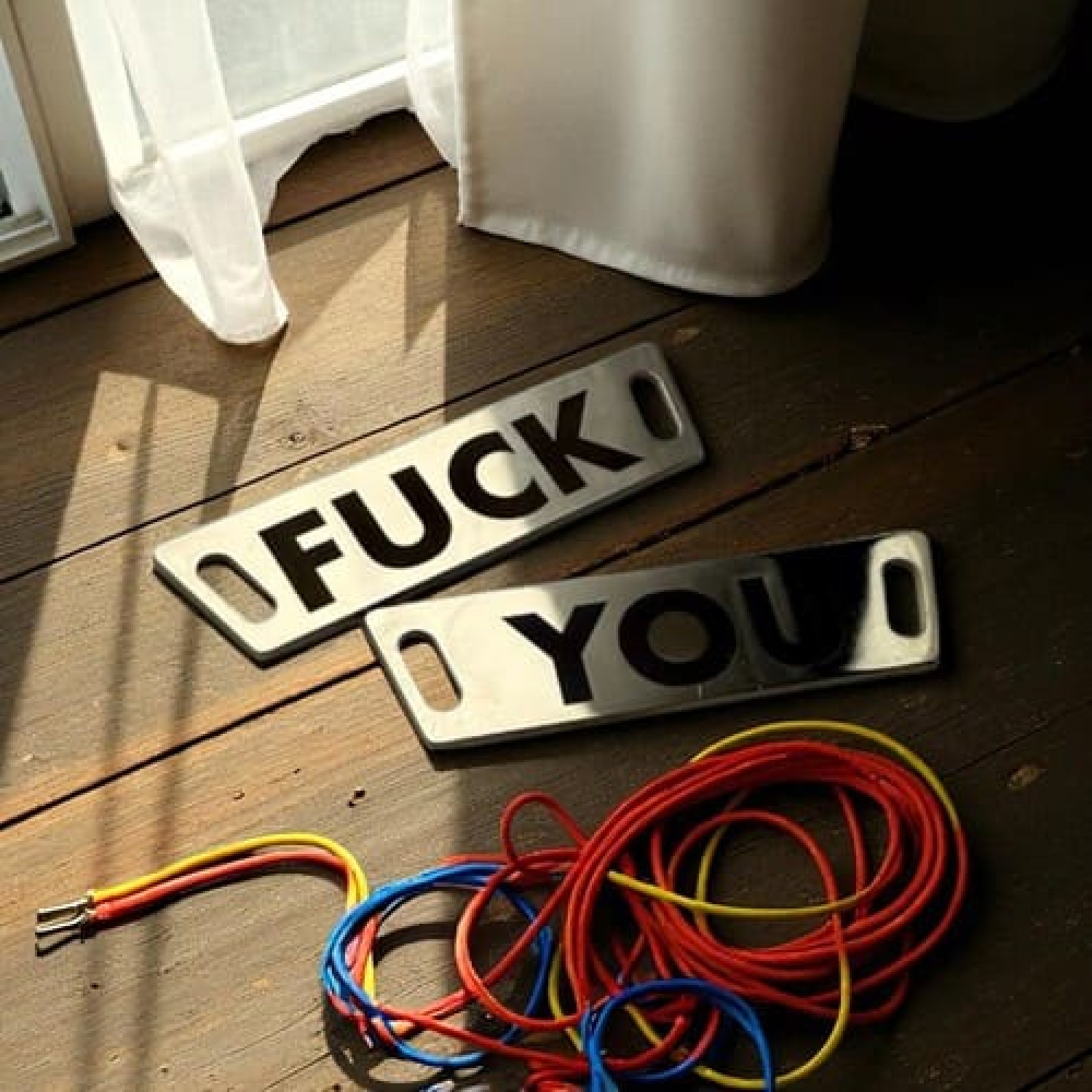 Значок для взуття vShnurok Fuck You