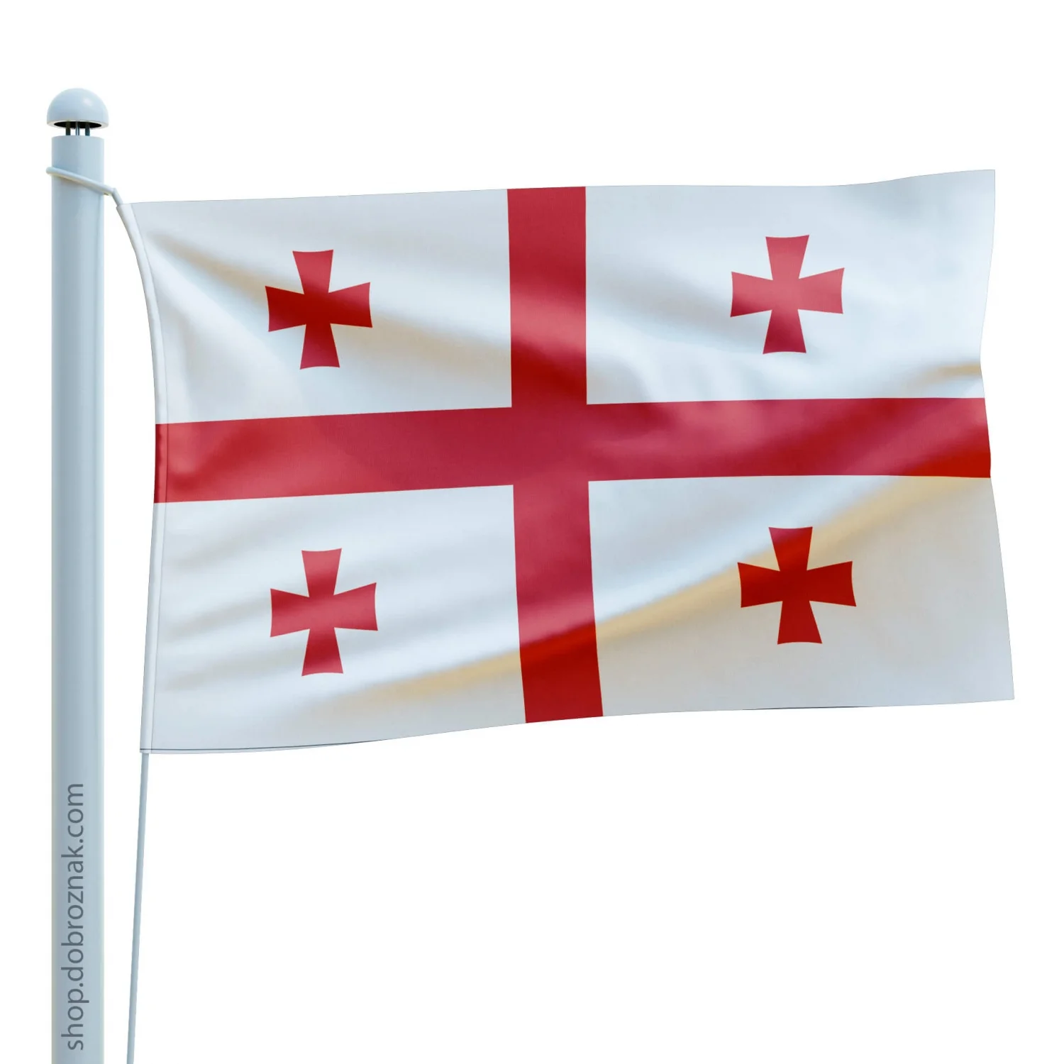 Прапор Грузії (60х84 см, атлас)