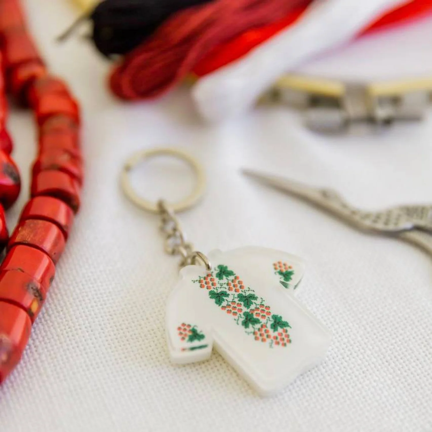 Брелок Patriot Вишиванка калина