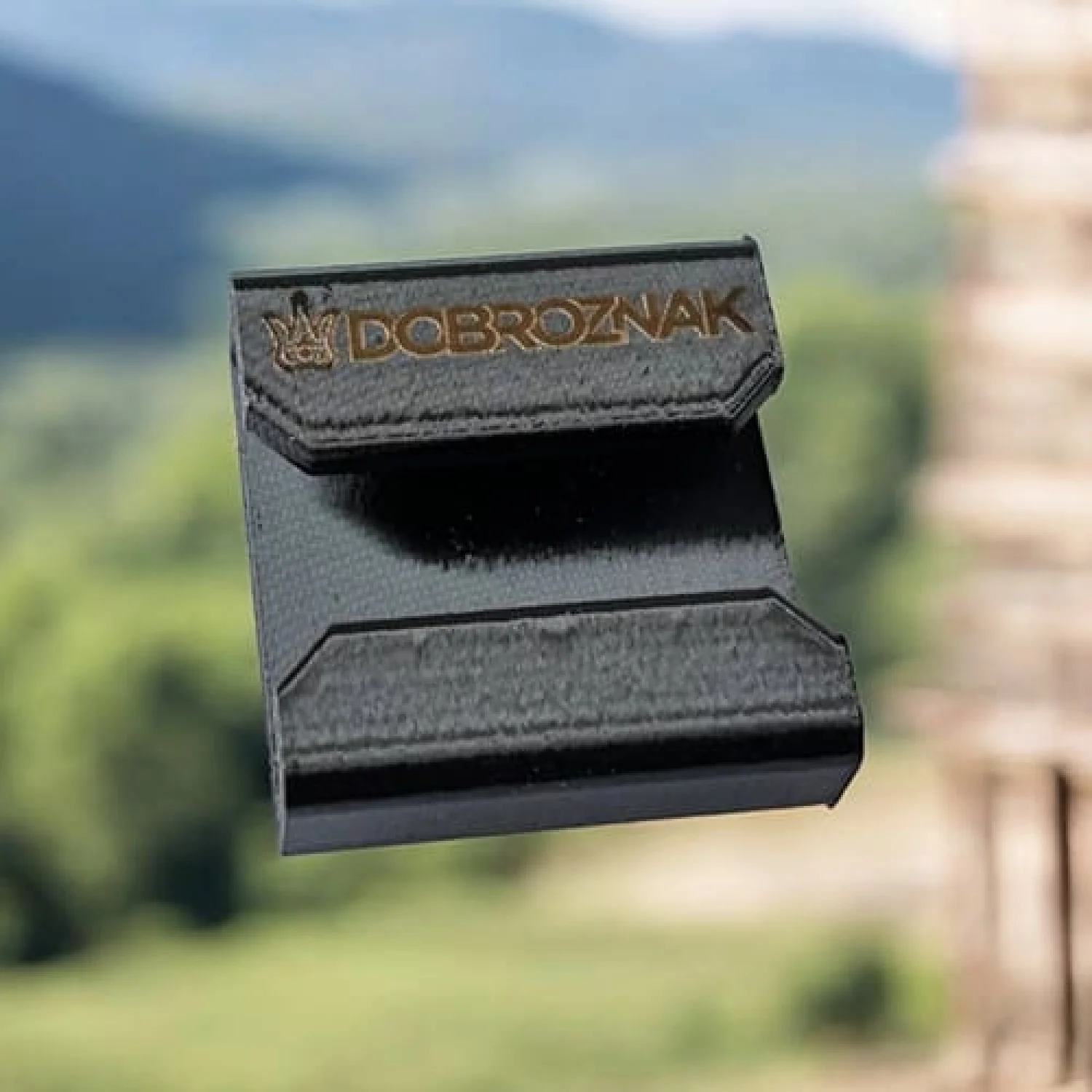 MOLLE Clip Каштан чорний