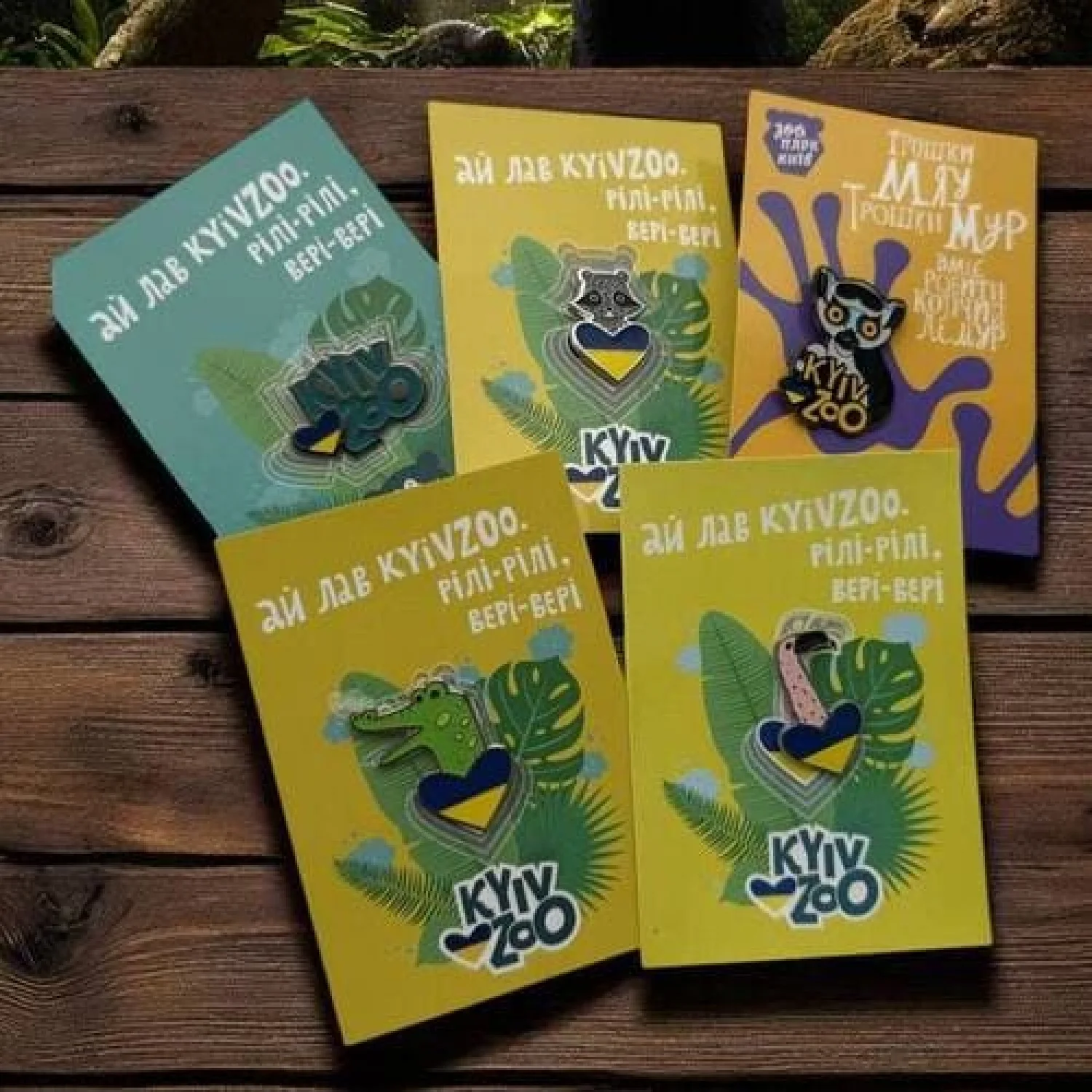 Значок Фламінго КиївЗОО