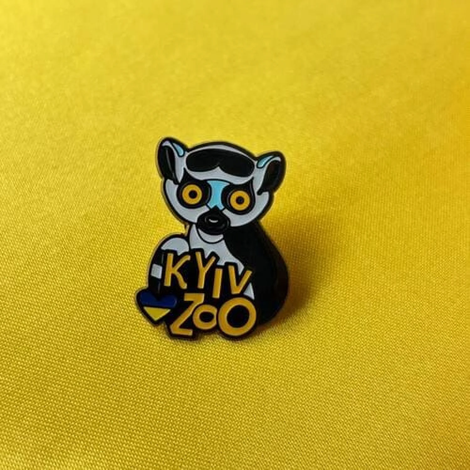 Значок Котячий Лємур КиївЗОО
