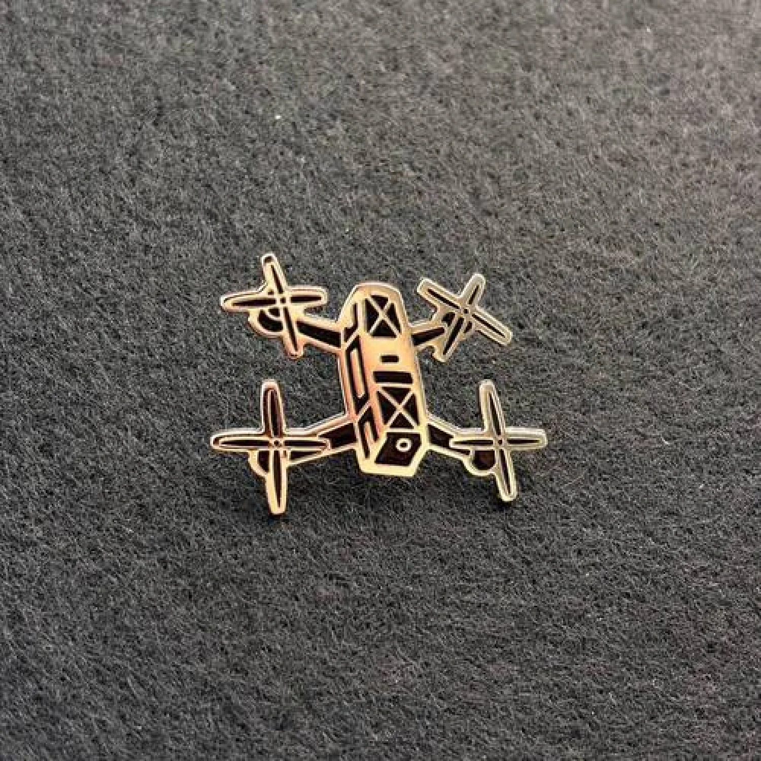 Значок Дрон нікель