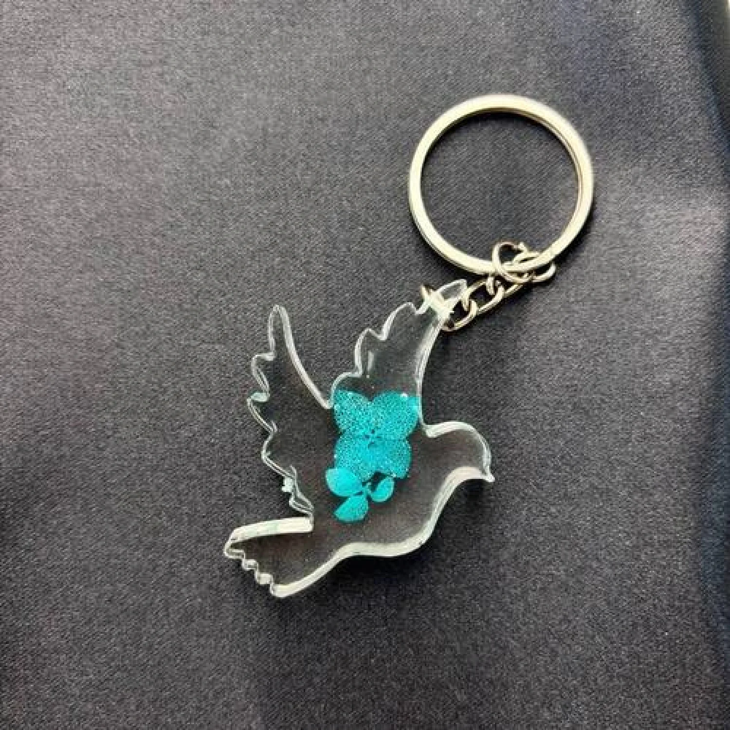 Брелок Голуб квіти