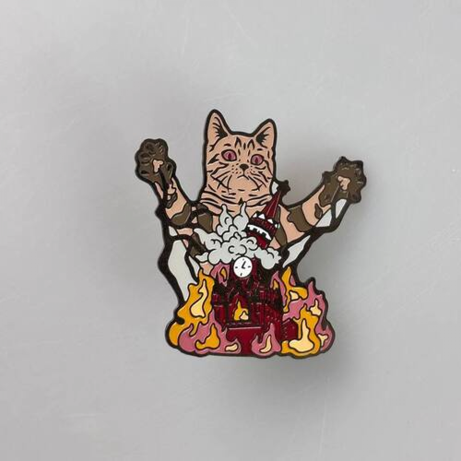 Значок Кот ебашит москву