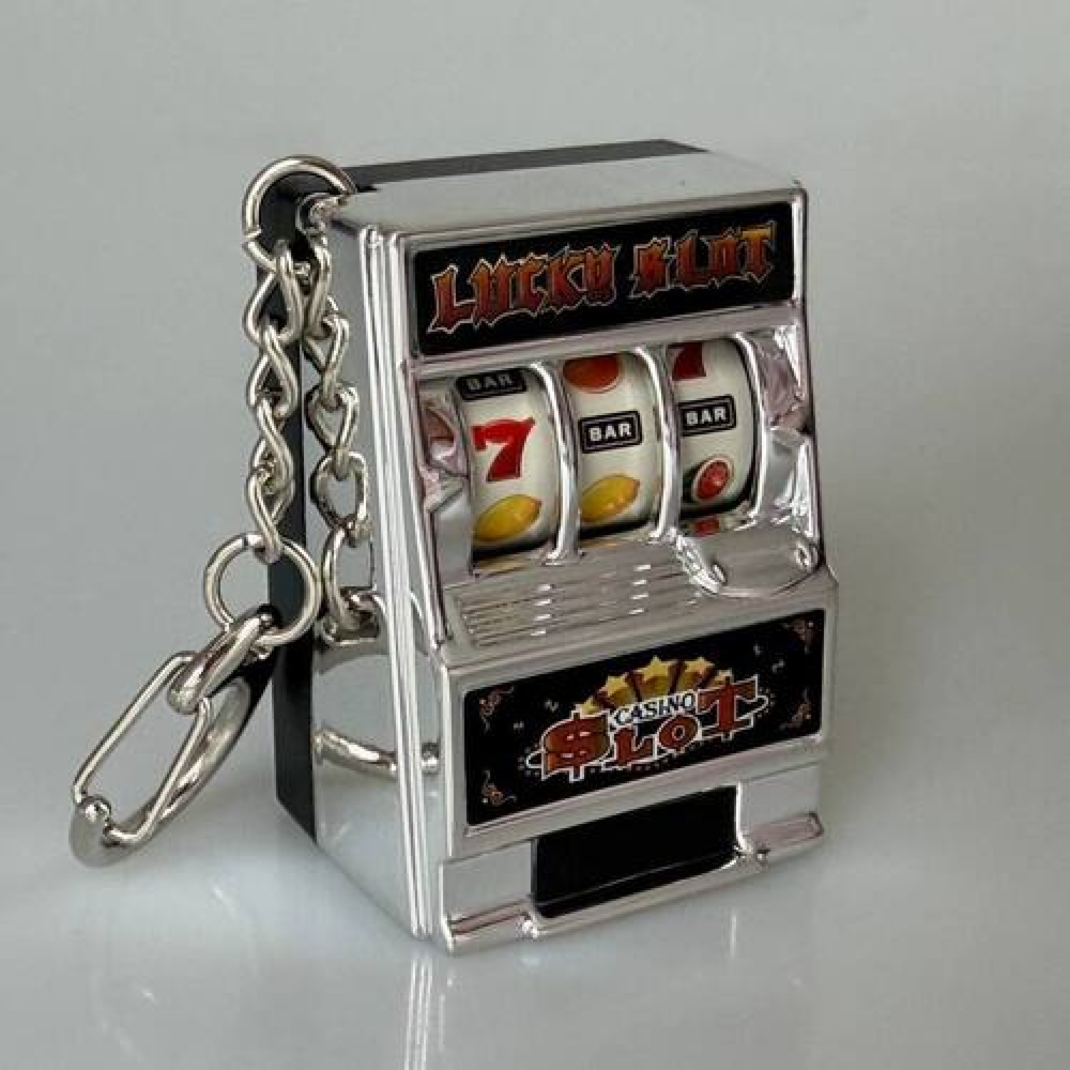 Брелок Игровой автомат под серебро
