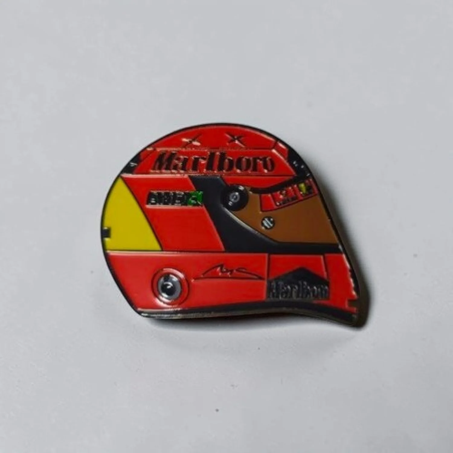 Значок шолом Міхаель Шумахер