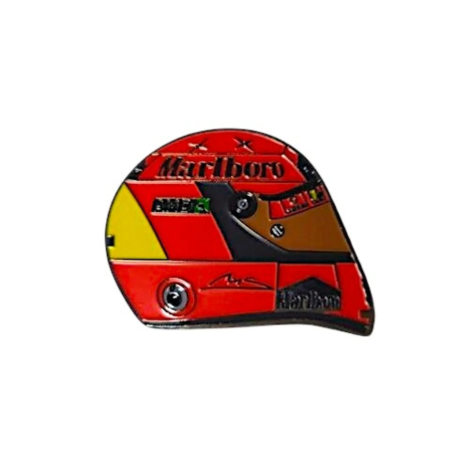 Значок шолом Міхаель Шумахер