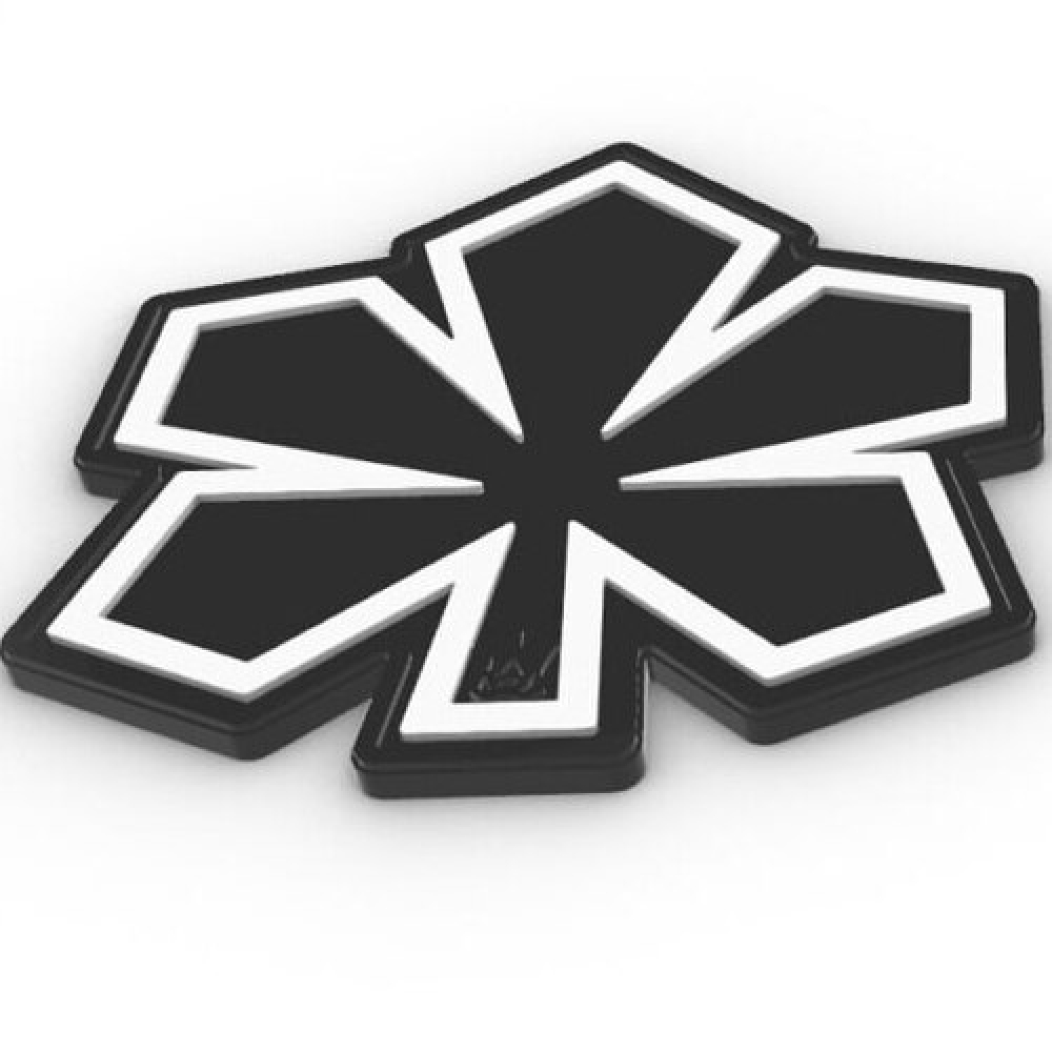 ПВХ Патч Каштан Чорно-білий