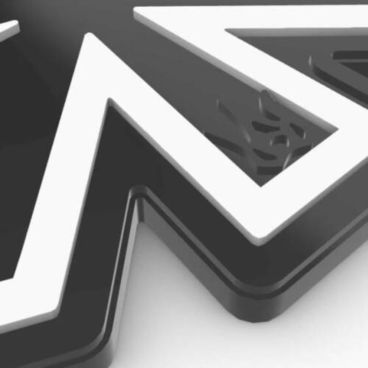 ПВХ Патч Каштан Чорно-білий