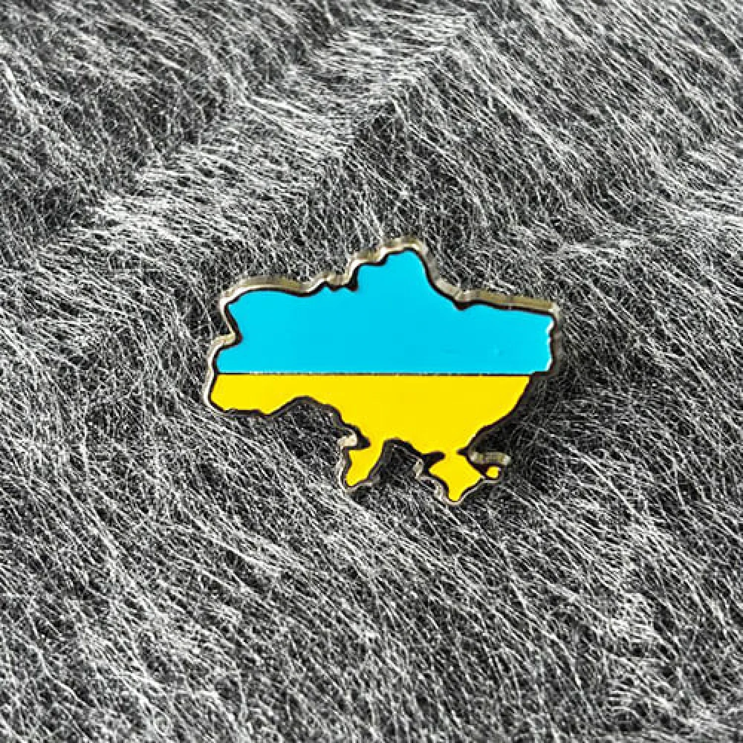 Значок України Жовно-блакитний