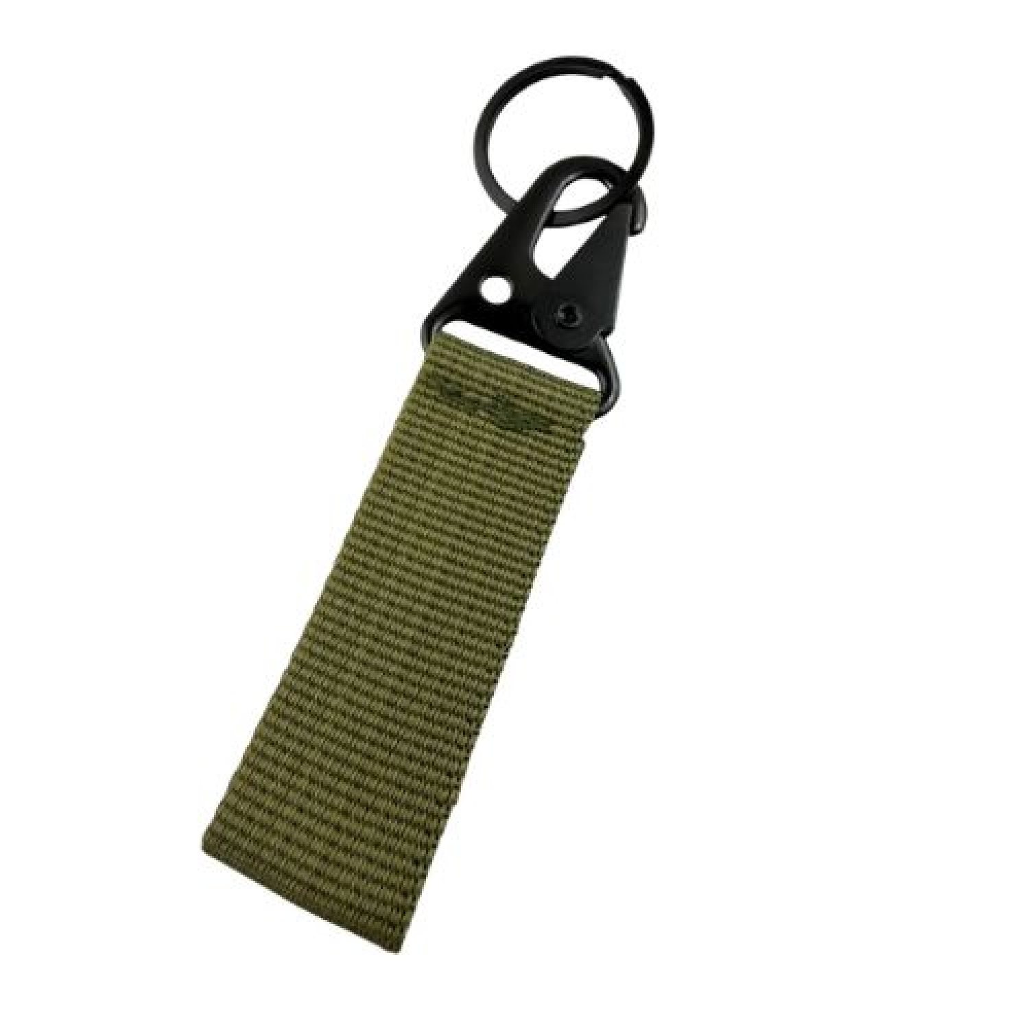 Держатель ключей на пояс с паракорда зеленый