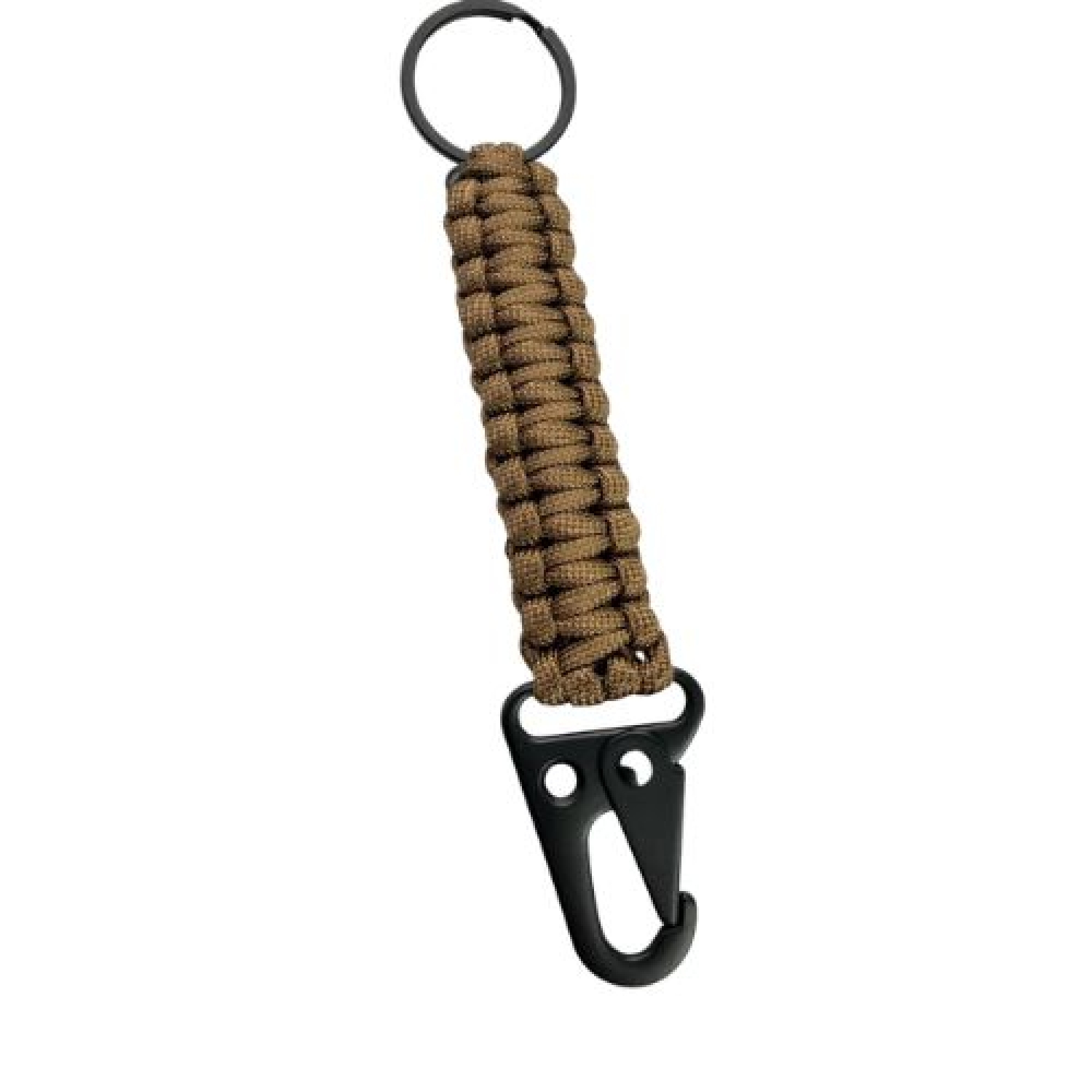 Держатель ключей на пояс с паракорда песочный
