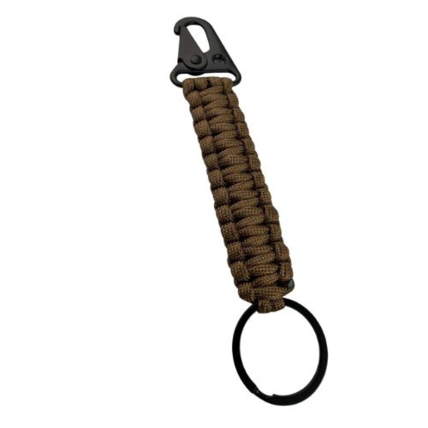 Держатель ключей на пояс с паракорда песочный