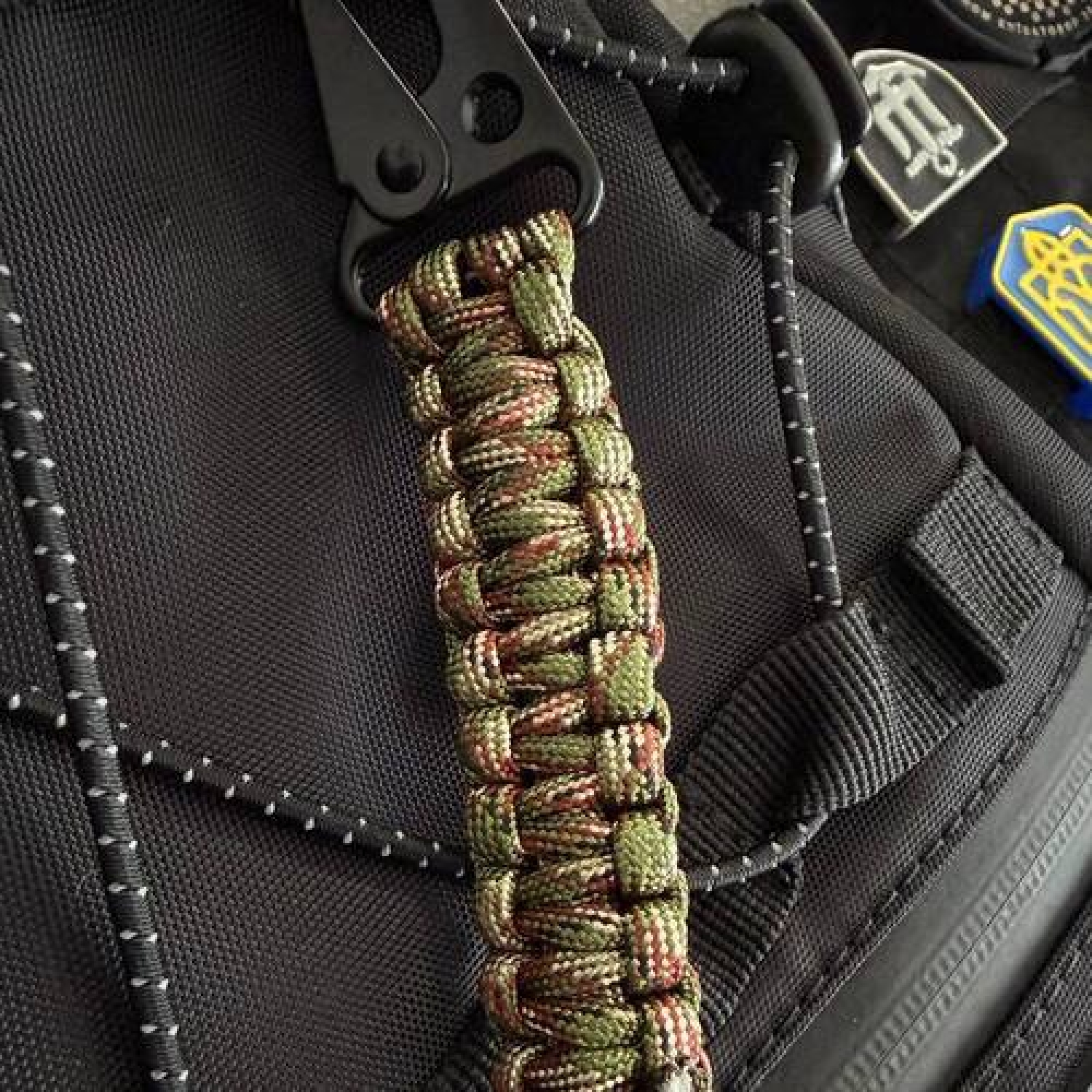 Держатель ключей на пояс с паракорда хаки