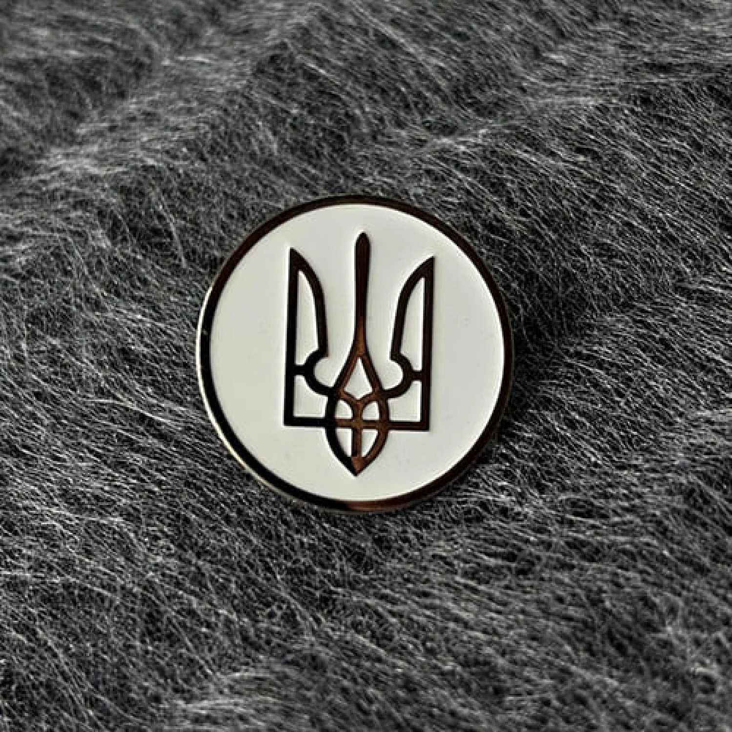 Значок Герб Украины коло