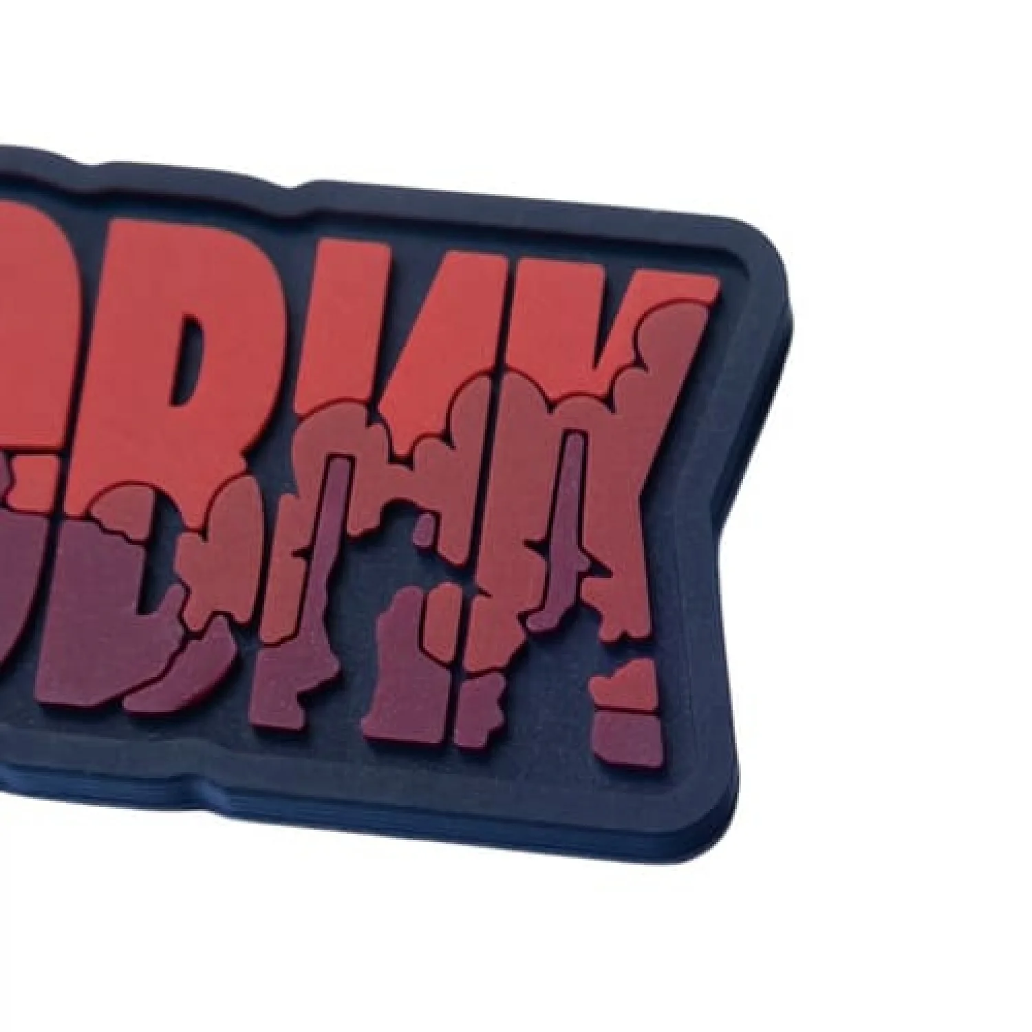 ПВХ Патч (шеврон) "Штурмовик" червоний