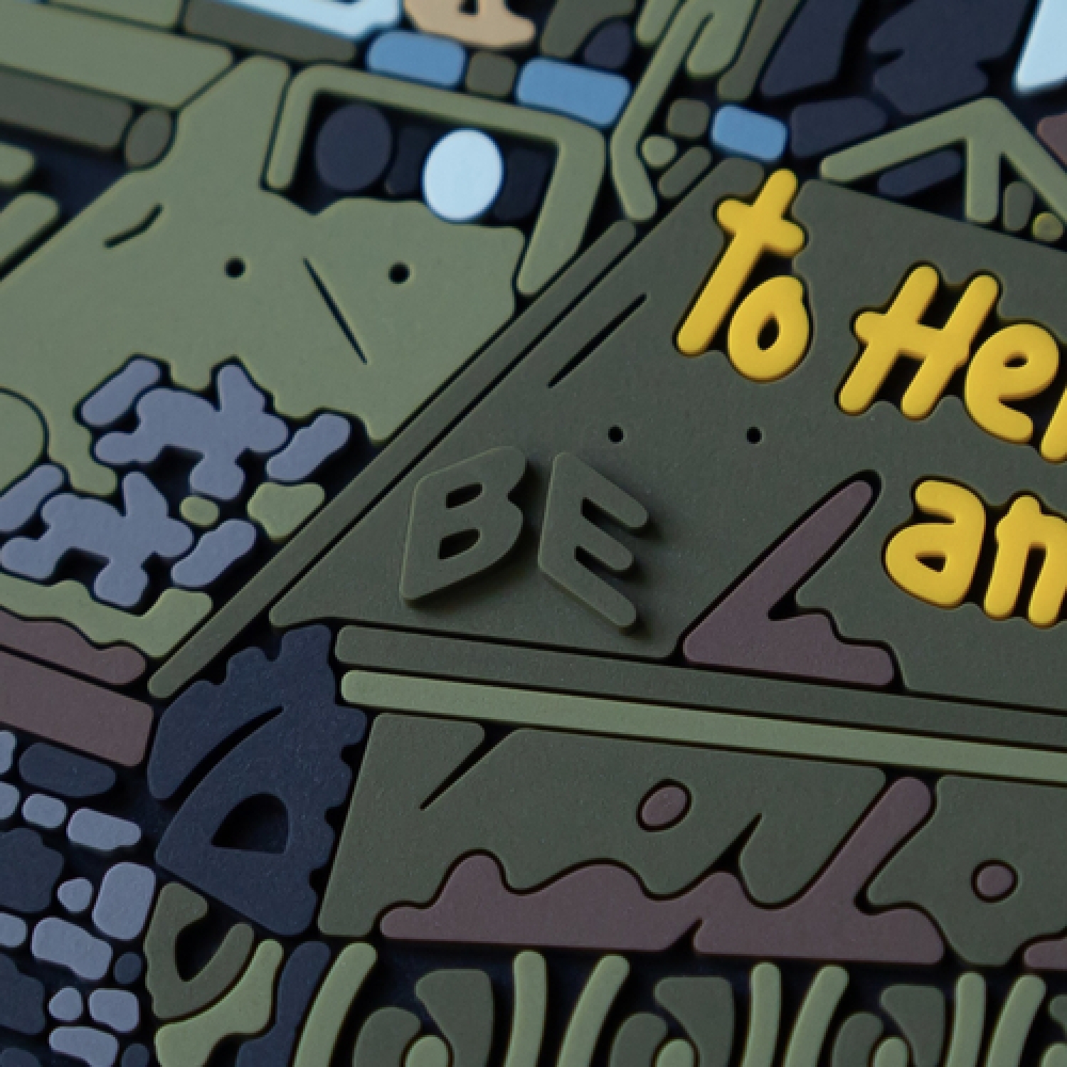 ПВХ патч (шеврон) "Taxi to hell and back"