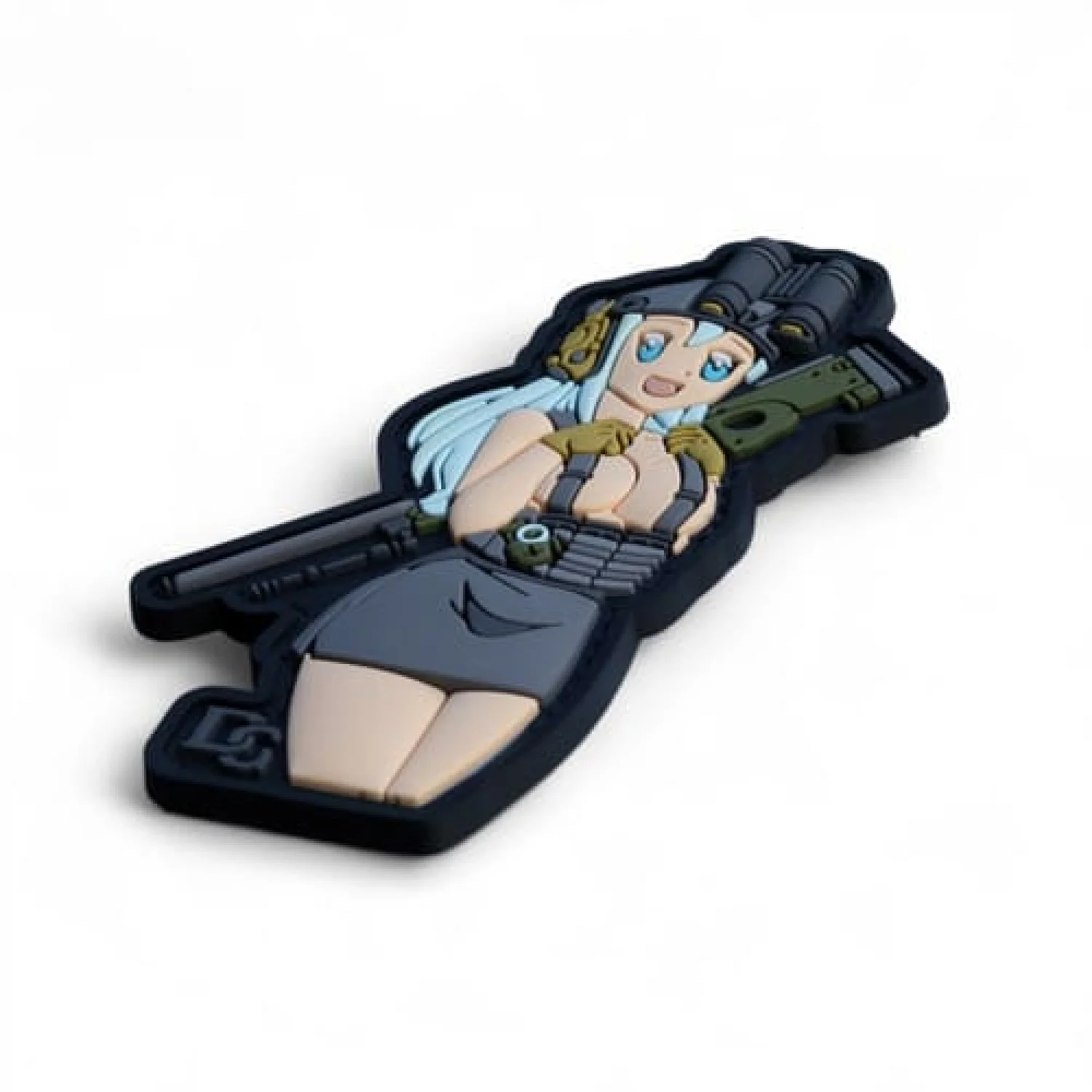 ПВХ Патч (шеврон) "Anime Girl with AWP"