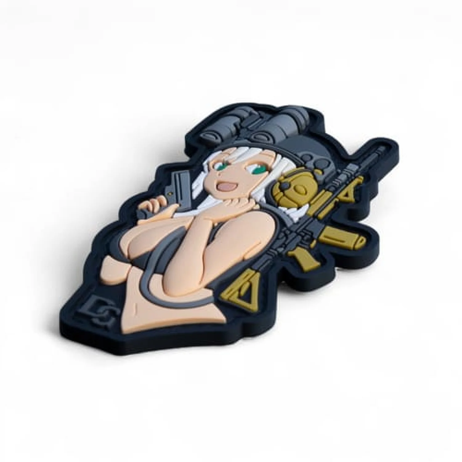 ПВХ Патч (шеврон) "Anime Girl with AK"