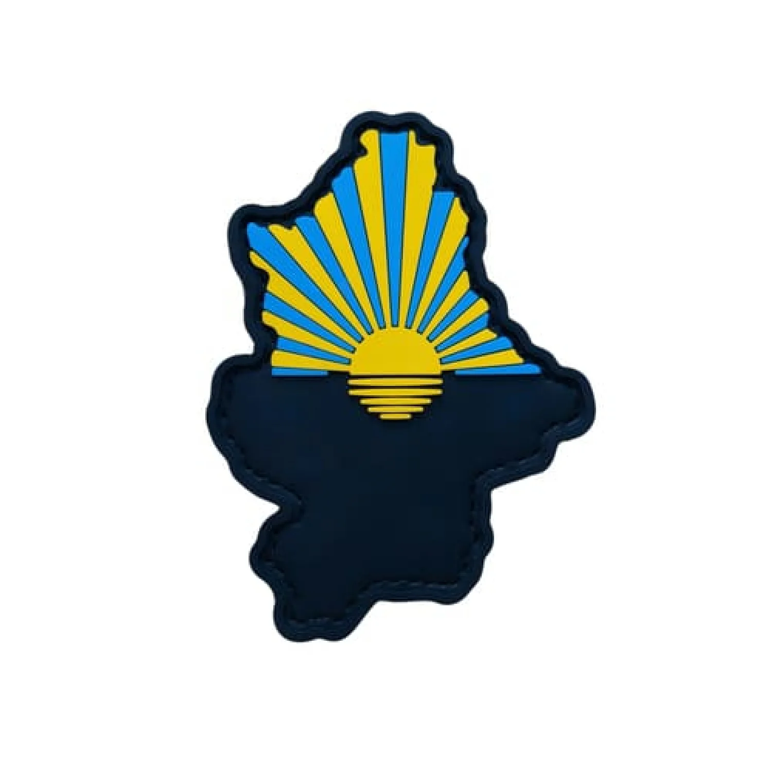 ПВХ Патч (шеврон) "Донецька область сонце"