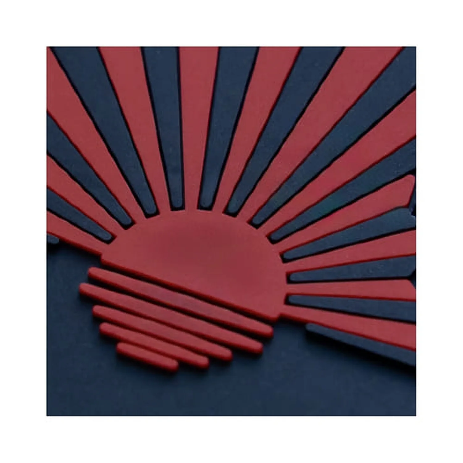 ПВХ Патч (шеврон) "Донецкая область солнце" красный