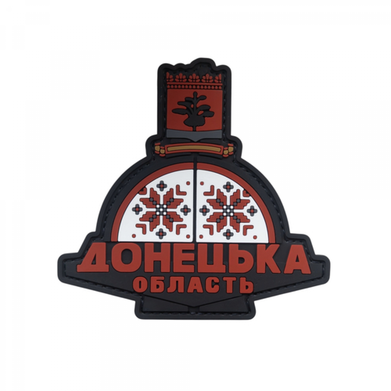 ПВХ Патч (шеврон) "Донецька стела червона"