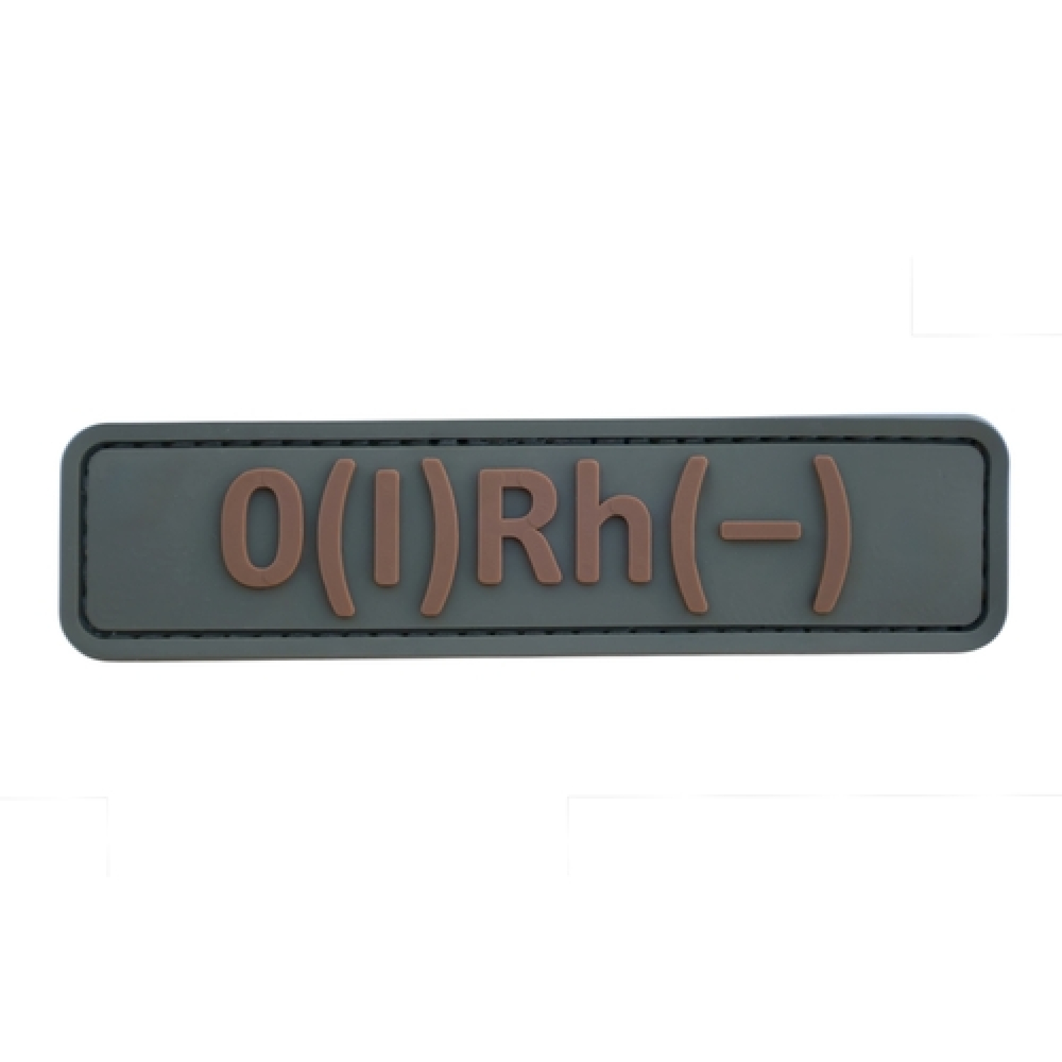 ПВХ патч (шеврон) "Група крові 1-" Олива
