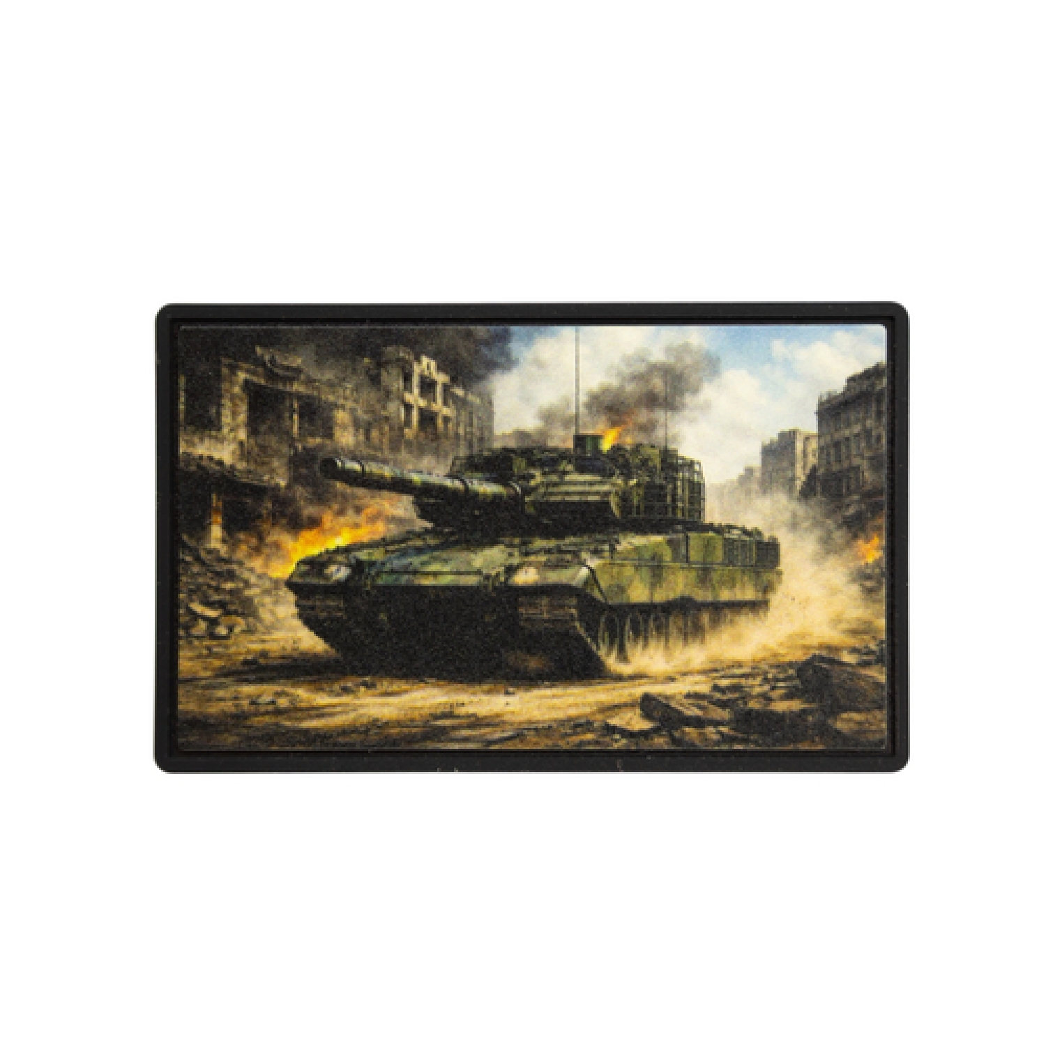 ПВХ патч (шеврон) "Leopard 2 Огонь"